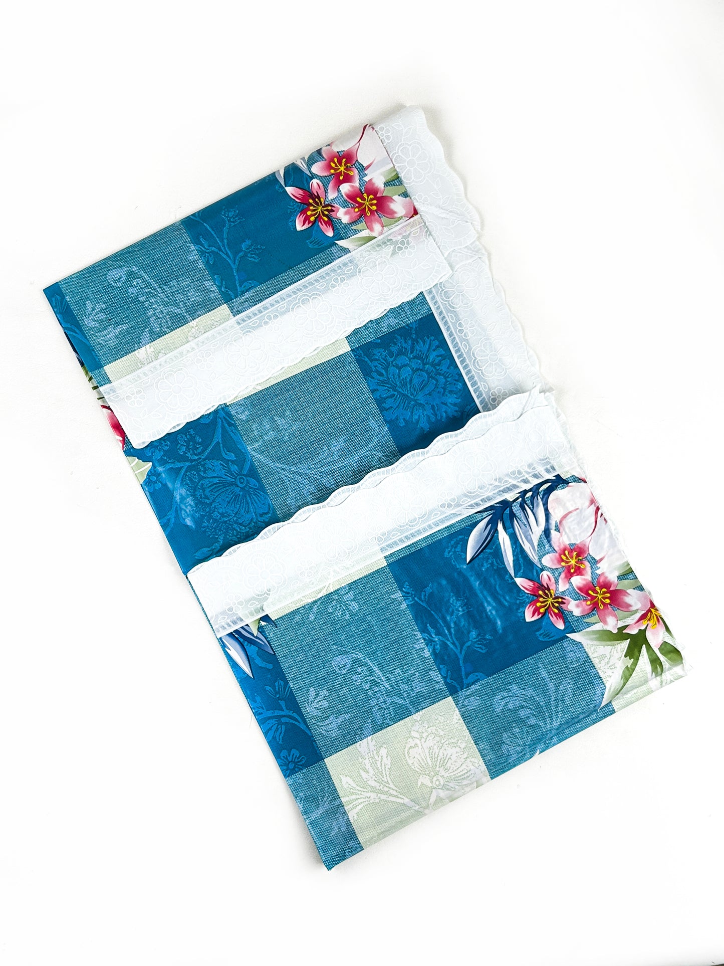 D-08 Dastarkhwan / Table Cover Double Sided - Multi Design & Multi Color - PVC Sheet 31"x 43"