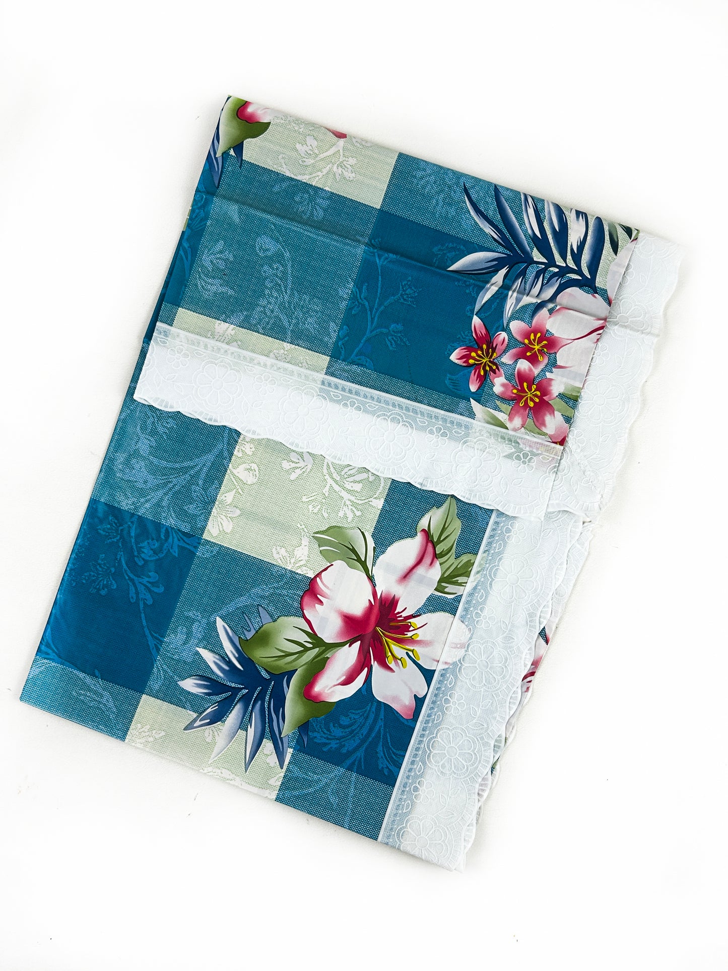 D-08 Dastarkhwan / Table Cover Double Sided - Multi Design & Multi Color - PVC Sheet 31"x 43"