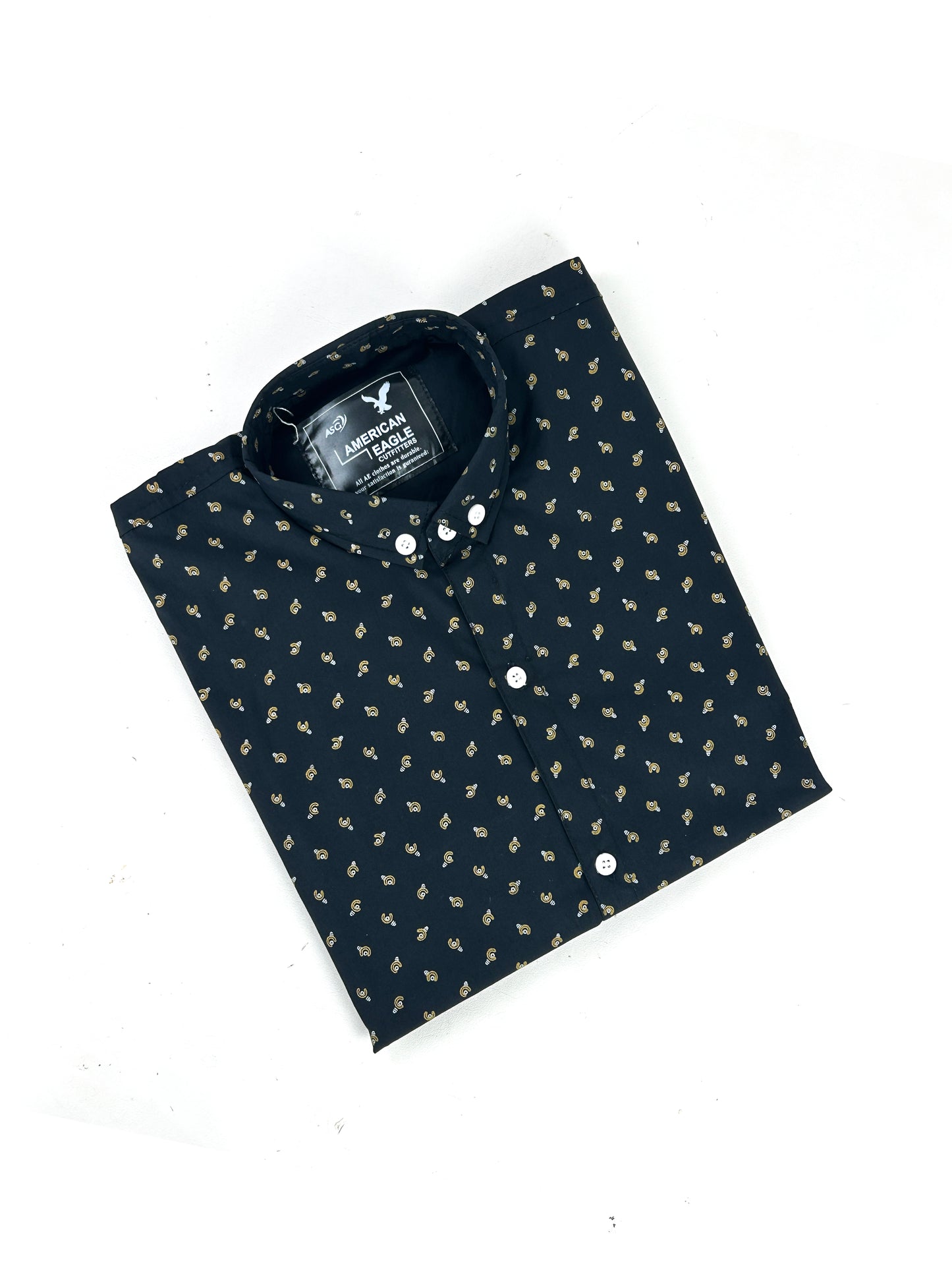 Black Casual Shirt For Men MCS78