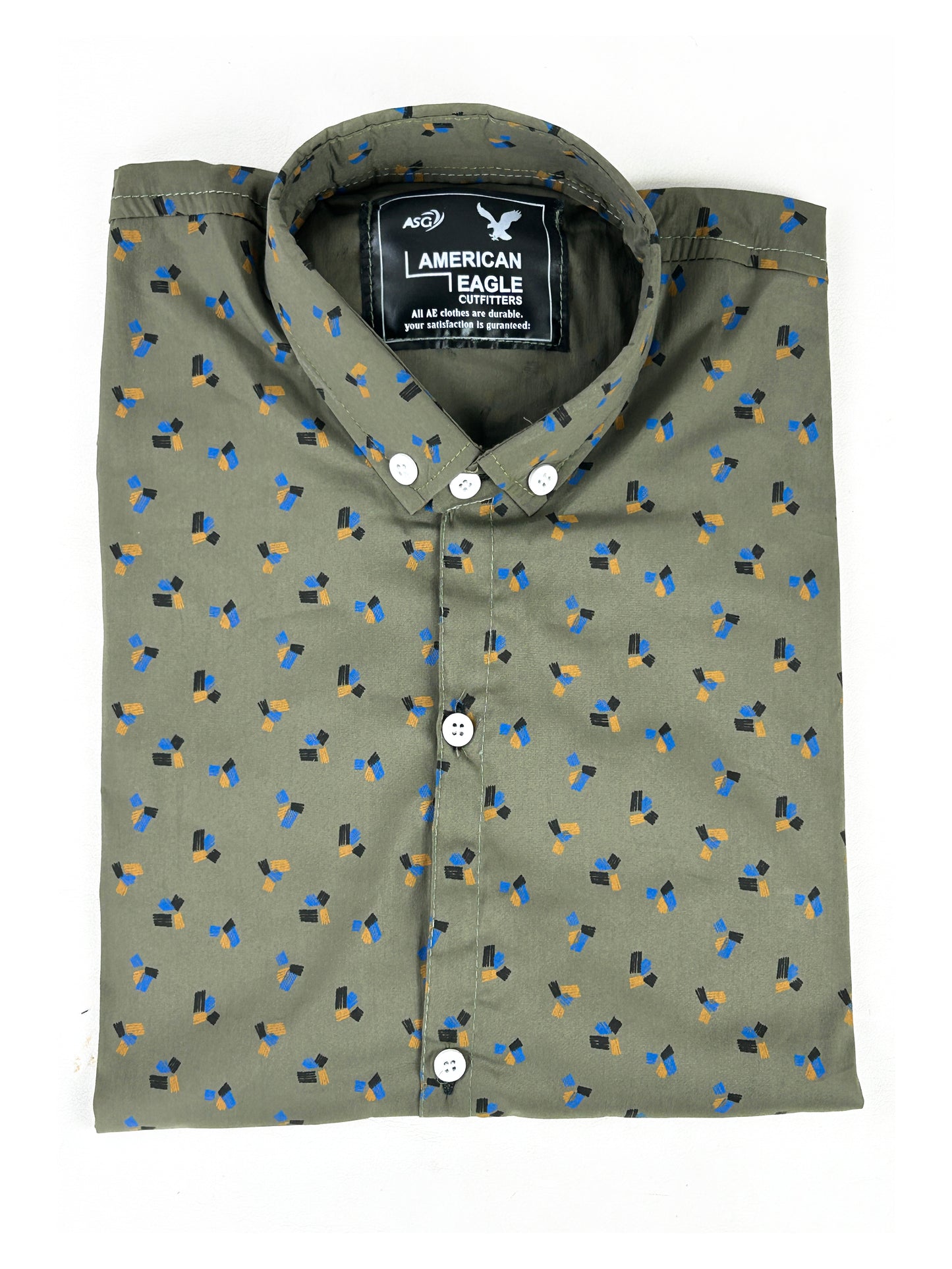 Green Casual Shirt For Men MCS80