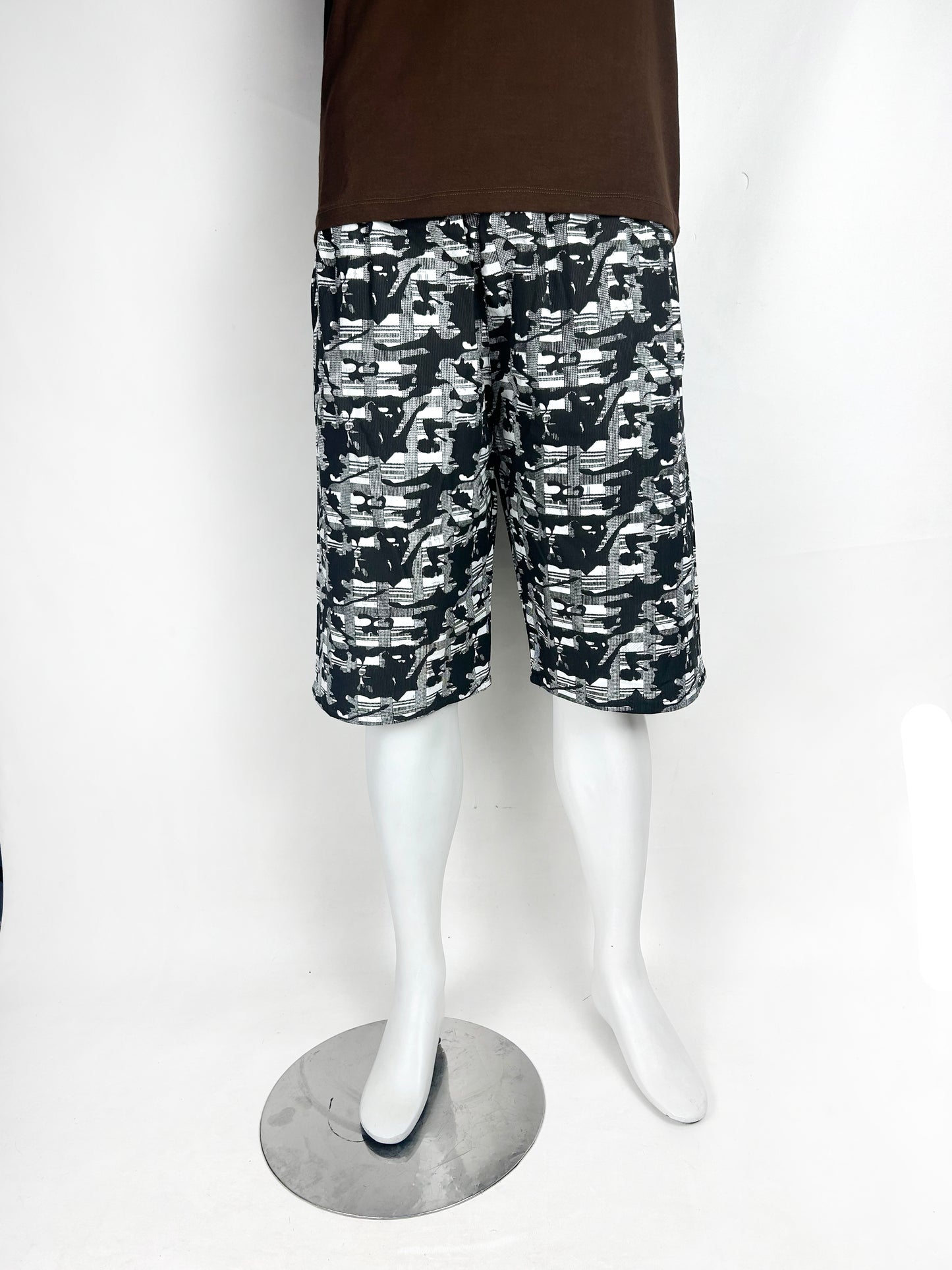 Light Fawn Camo Cotton Short for Men MS102