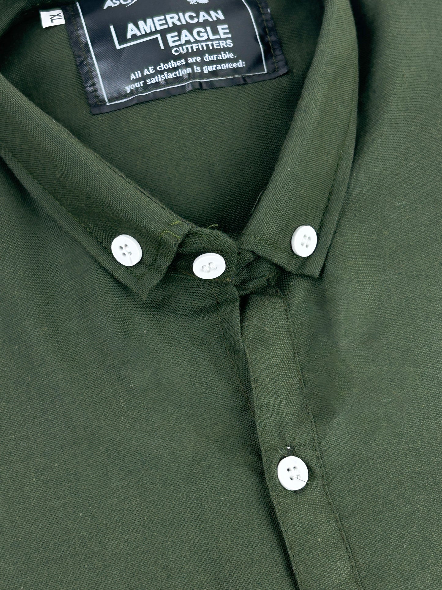 Green Chambray Casual Shirt For Men MCS81