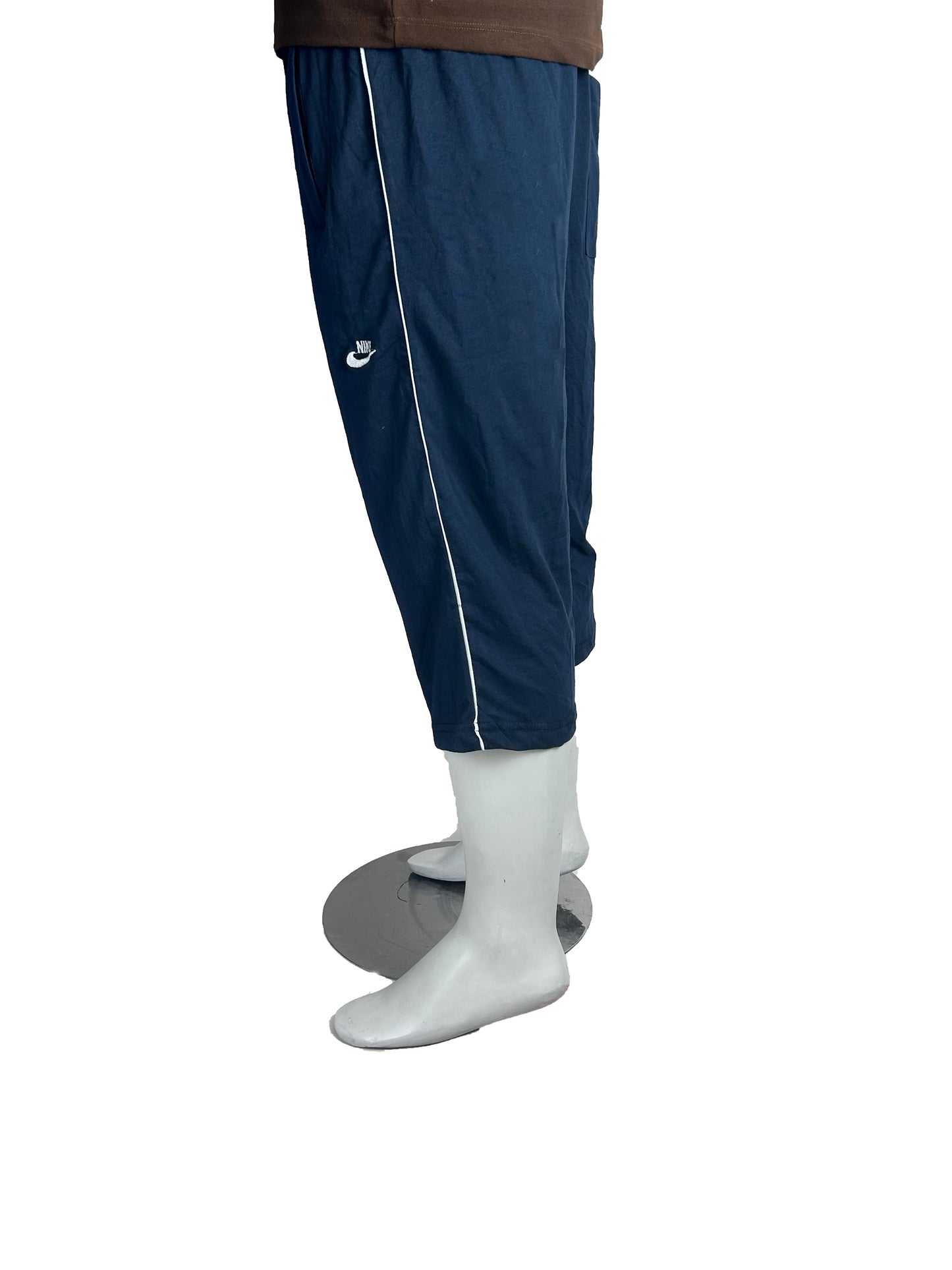 Navy Blue Cargo 3-QTR Short for Men AA MS109