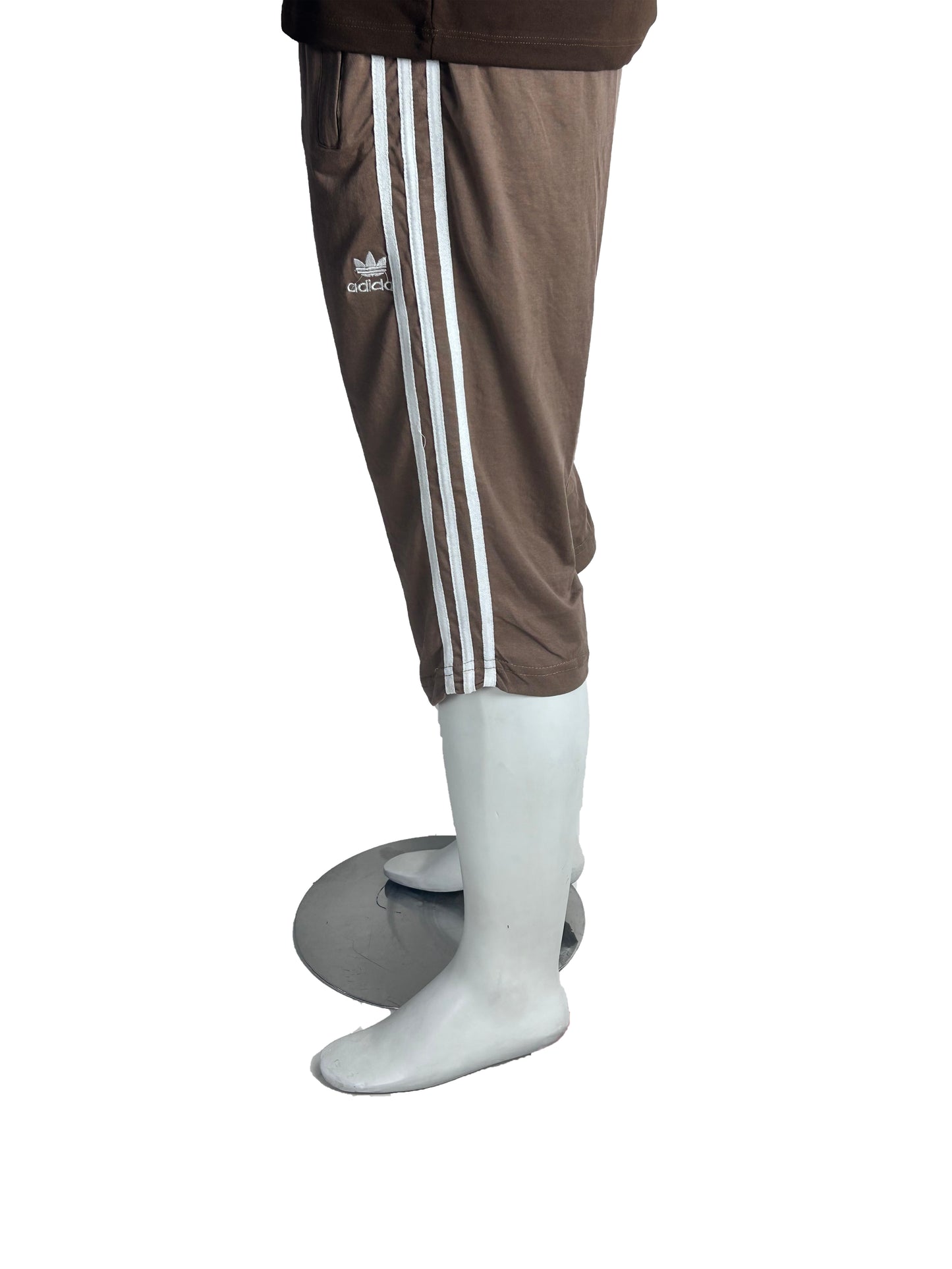 Light Brown Cargo 3-QTR Short for Men AA MS107