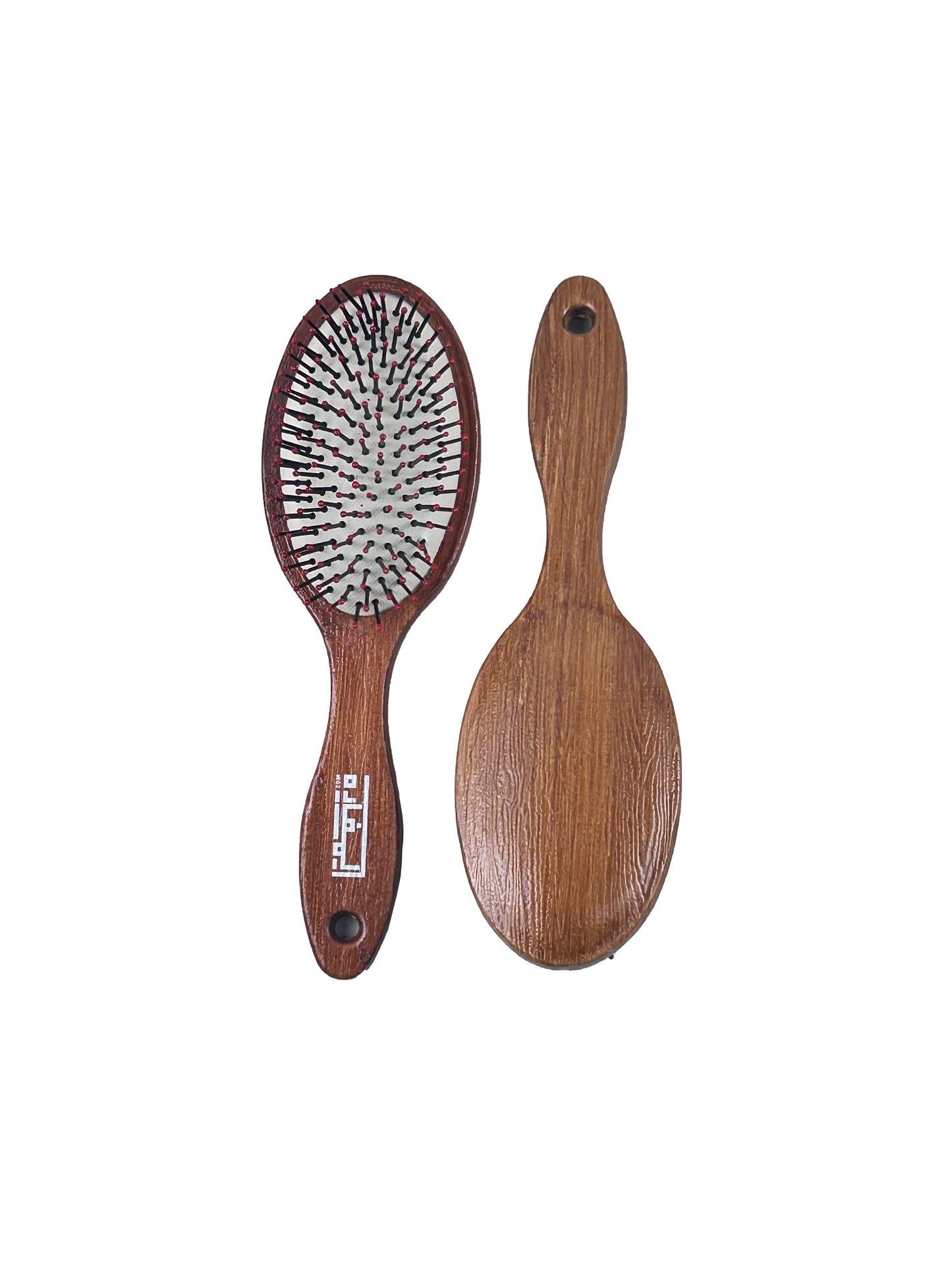Wood Multicolor Hair Brush Design No 02 GHB23