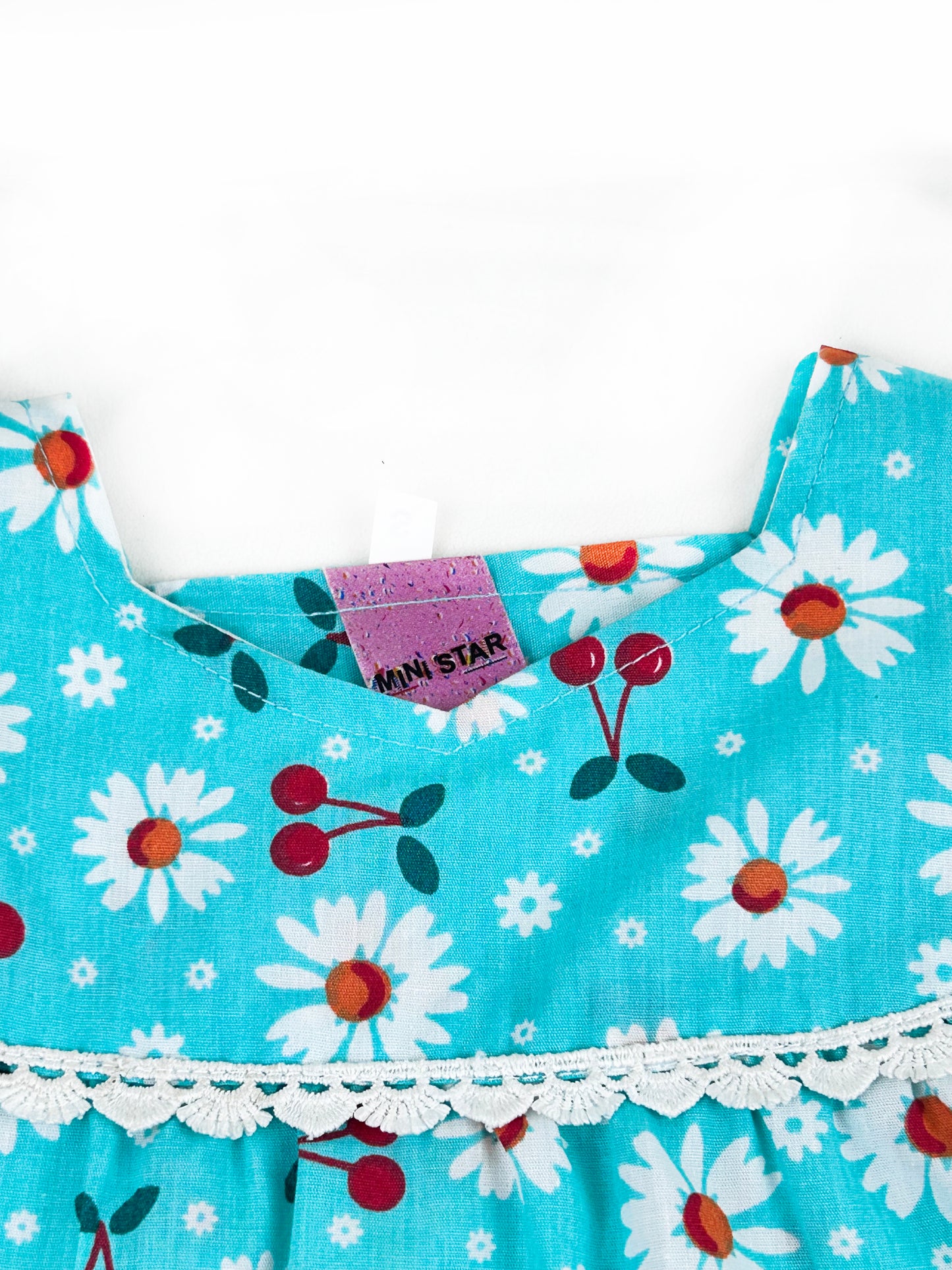1Yr - 4Yrs Girl Cherry Cute Ferozi Suit For Girls BG GS250
