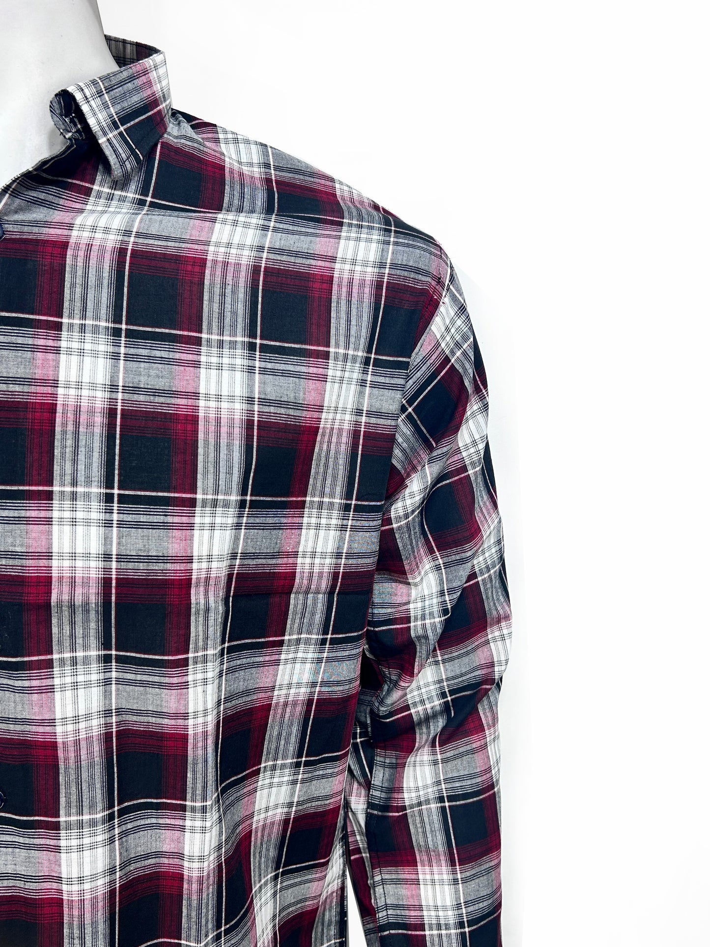 Maroon Checks Casual Shirt For Men MCS65