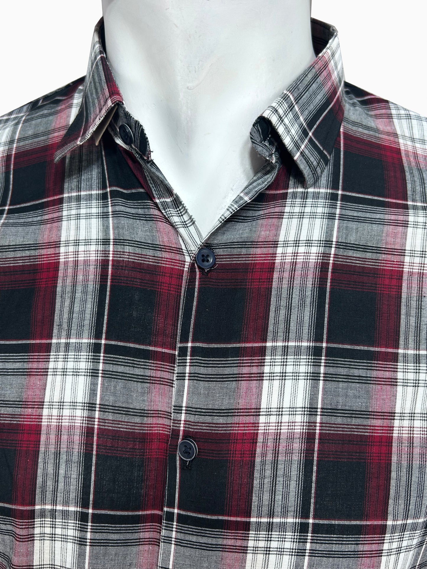 Maroon Checks Casual Shirt For Men MCS65