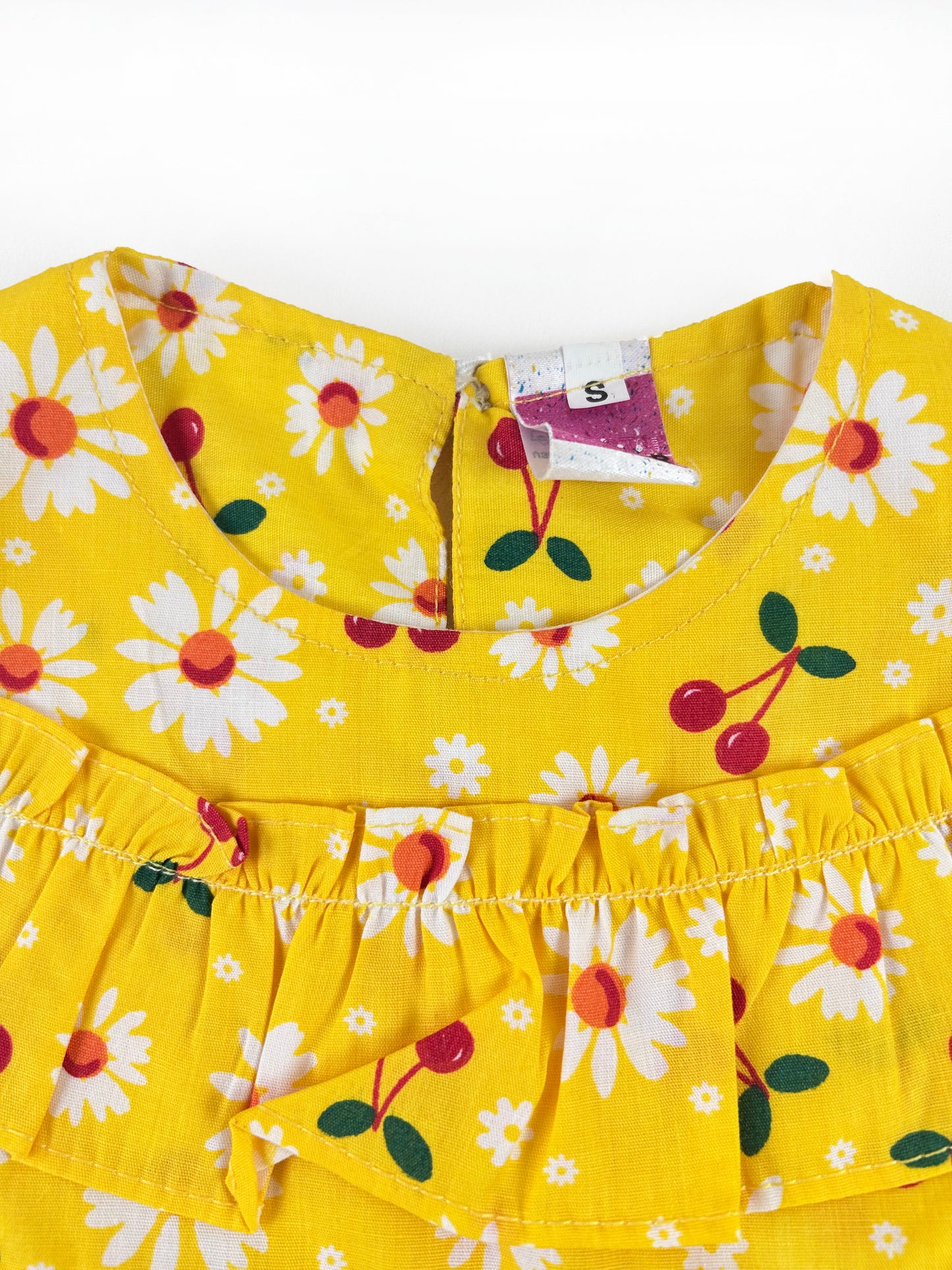 1Yr - 4Yrs Girl Cherry Blossom Bloom Yellow Suit For Girls BG GS247