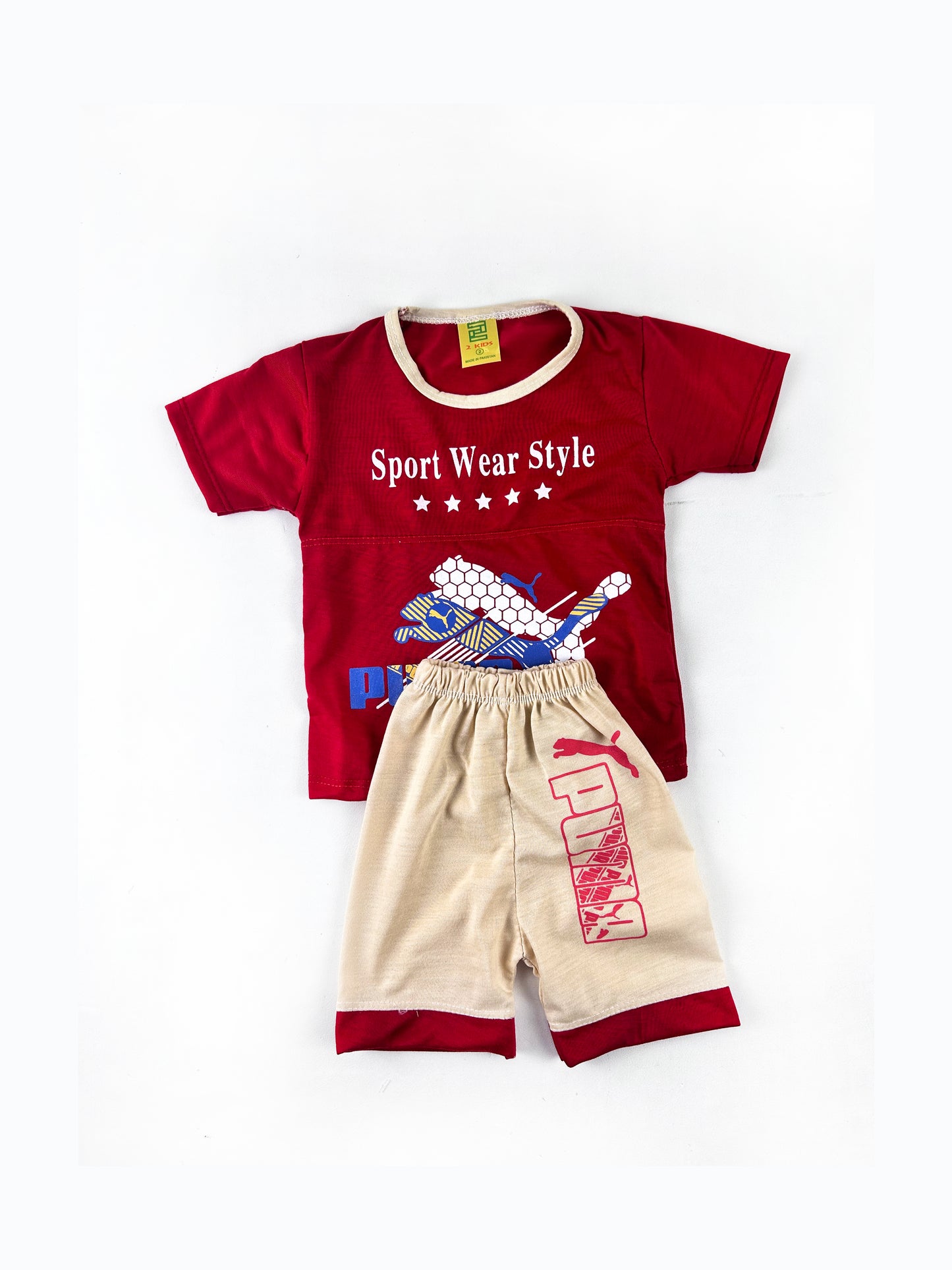 3Mth - 9Mth Puma Red Baba Suit For Newborns HG NBS428