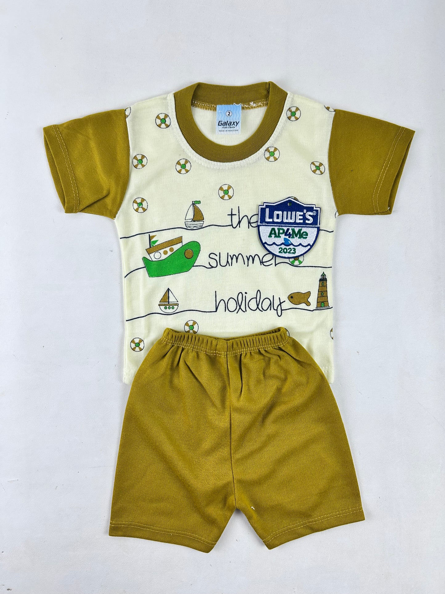 3Mth - 9Mth Lowe's Green Baba Suit For Newborns HG NBS431