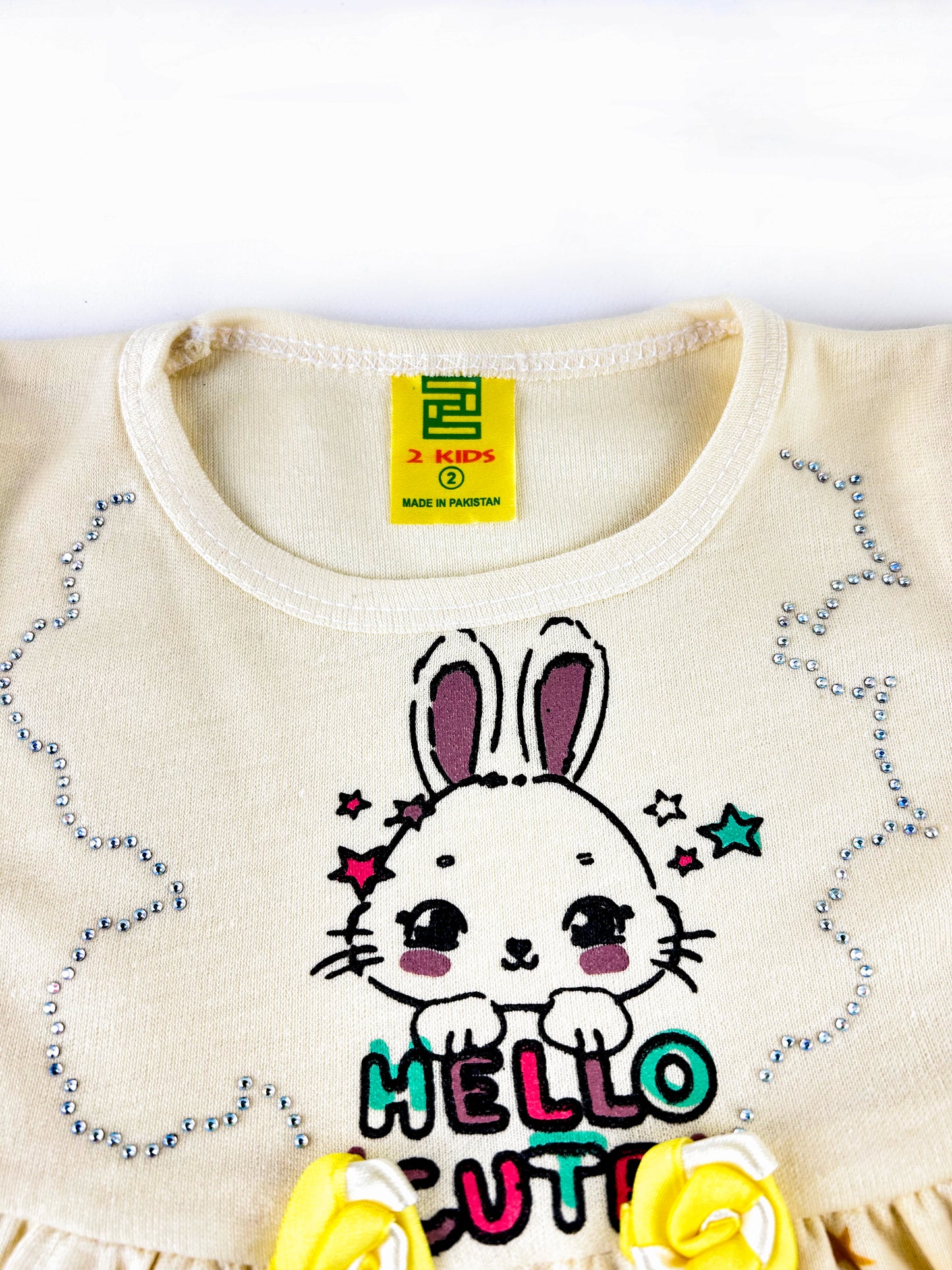 3Mth - 9Mth Hello Cute Baby Light Yellow Suit For Newborn NBS442
