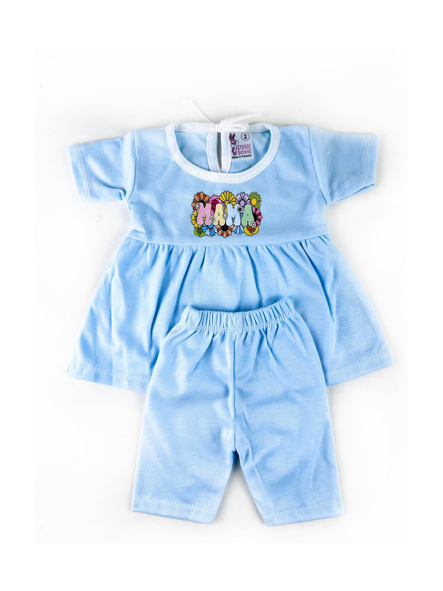3Mth - 9Mth HG MAMA Light Blue Baby Suit For Newborn NBS445