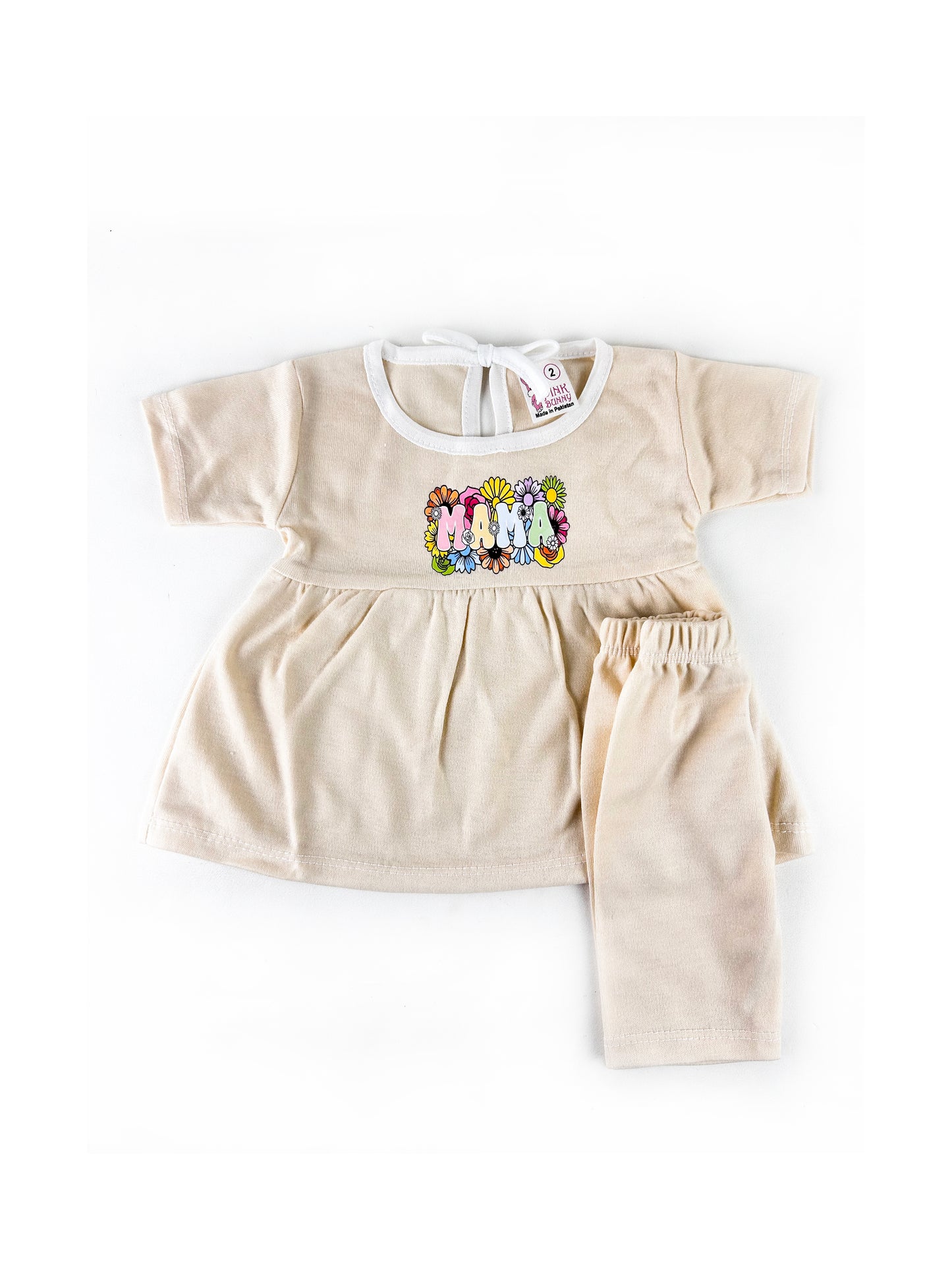 3Mth - 9Mth HG MAMA Light Fawn Baby Suit For Newborn NBS446