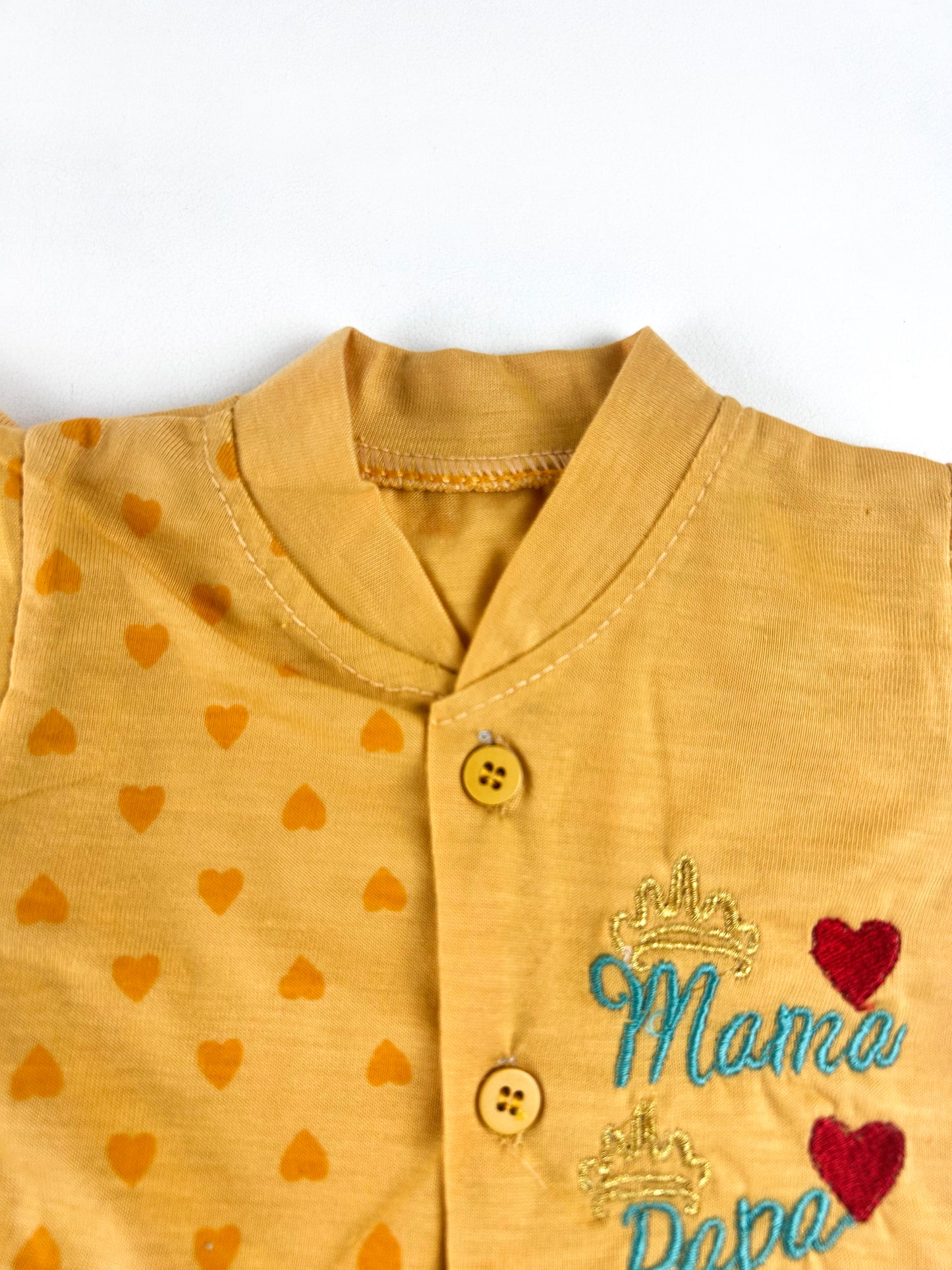 0Mth - 3Mth Mama-Papa Yellow Gift Set For Newborn - 5Pc NBGS201