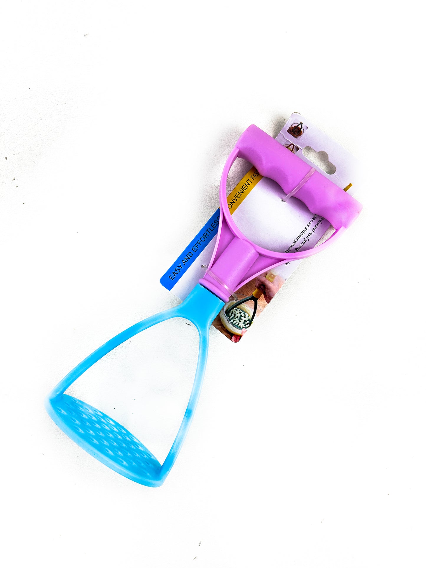 Plastic Potato Masher Multicolor Small