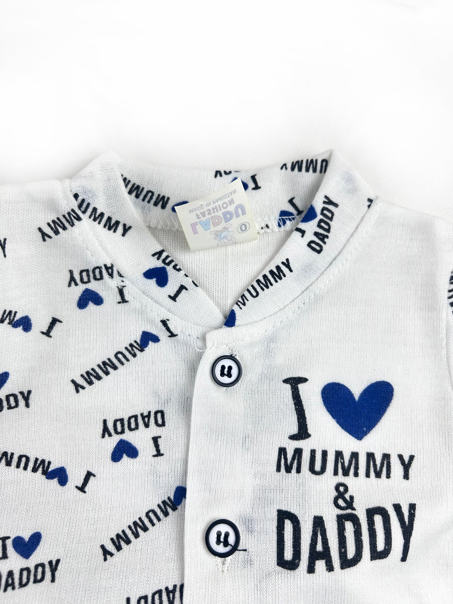0Mth - 3Mth I Love Mum&Dad Dark Blue Gift Set For Newborn - 5Pc NBGS200