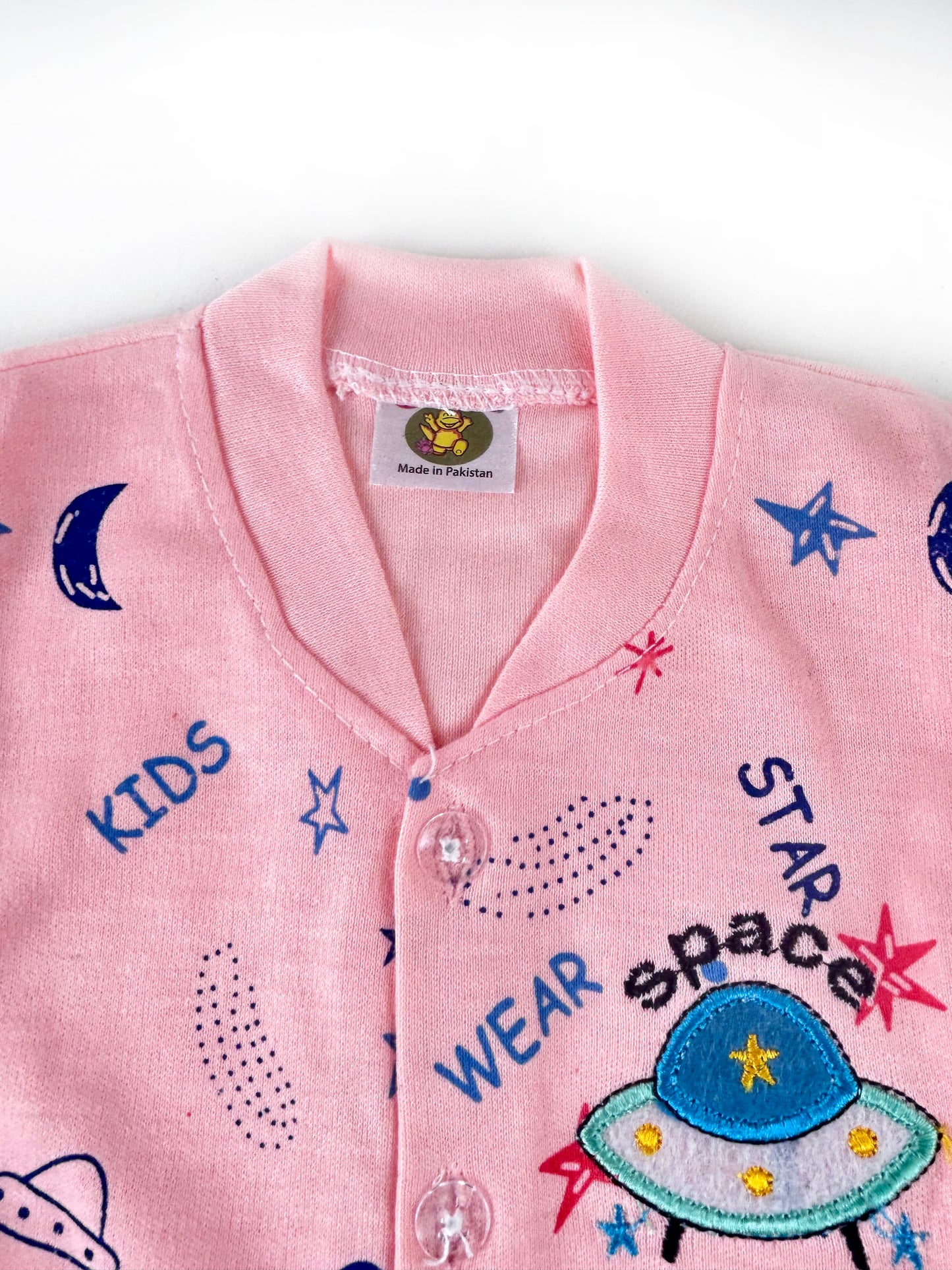 0Mth - 3Mth HG Space Star Peach Suit For Newborn NBS452