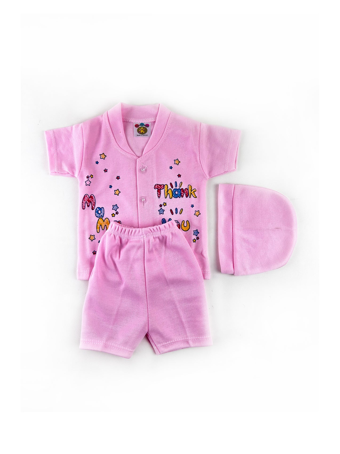 0Mth - 3Mth HG Thank You Pink Suit For Newborn NBS454