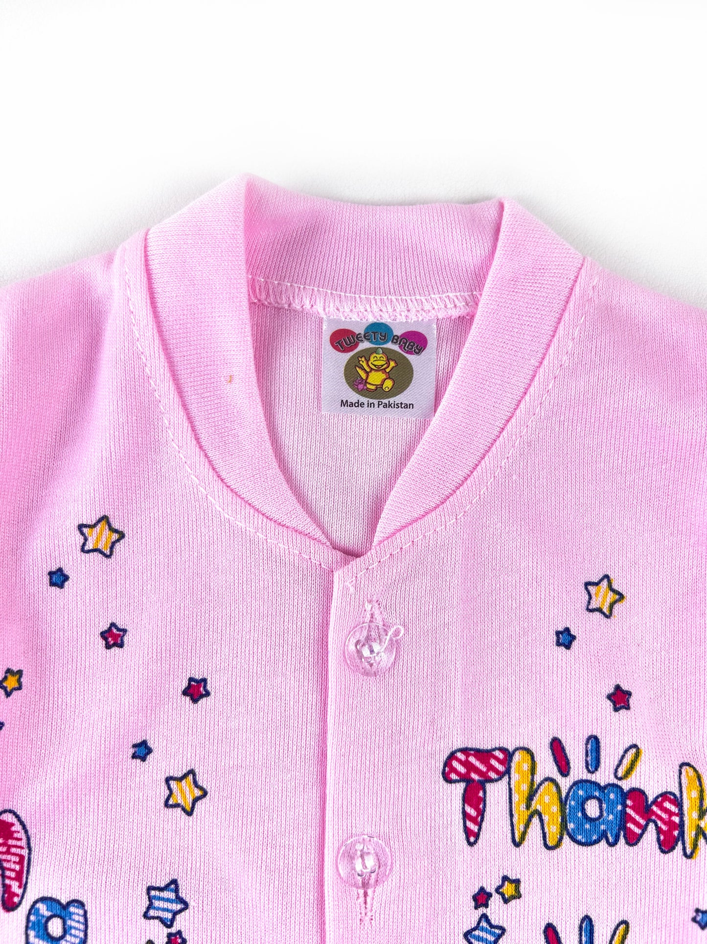 0Mth - 3Mth HG Thank You Pink Suit For Newborn NBS454