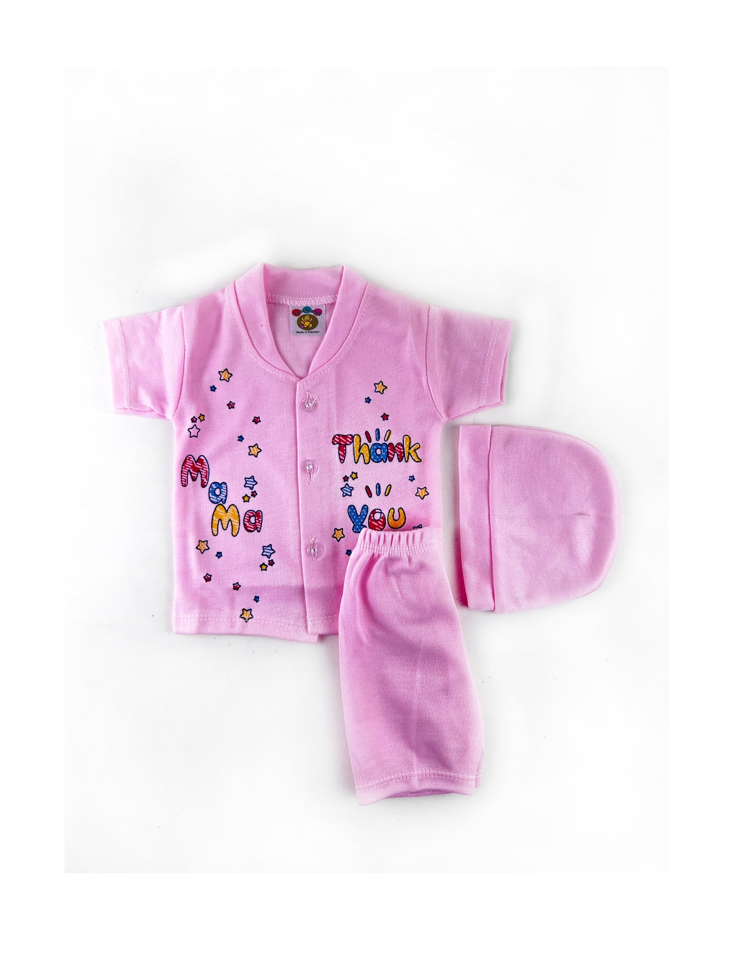 0Mth - 3Mth HG Thank You Pink Suit For Newborn NBS454