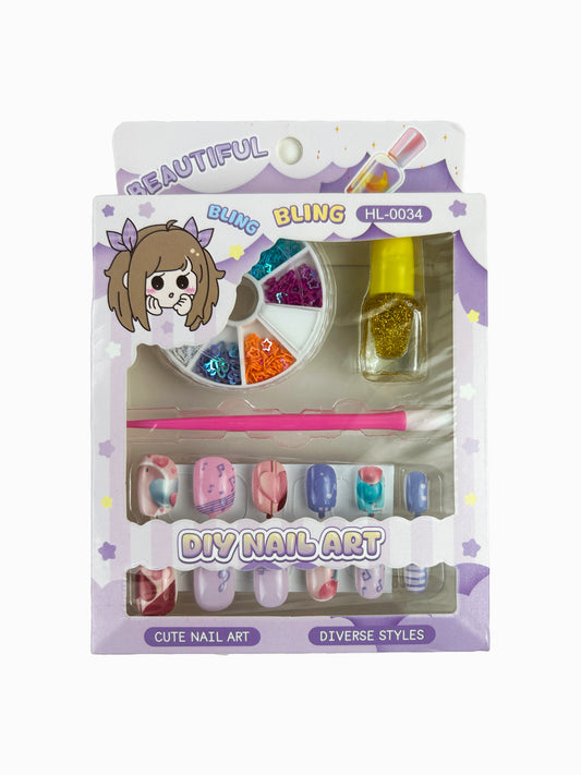 DIY Art Nail Set Kit For Girls