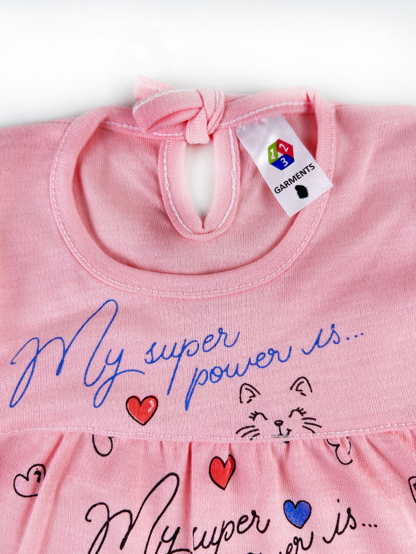 HG Newborn Baby Suit 0Mth - 3Mth Power Smile Pink NBS465