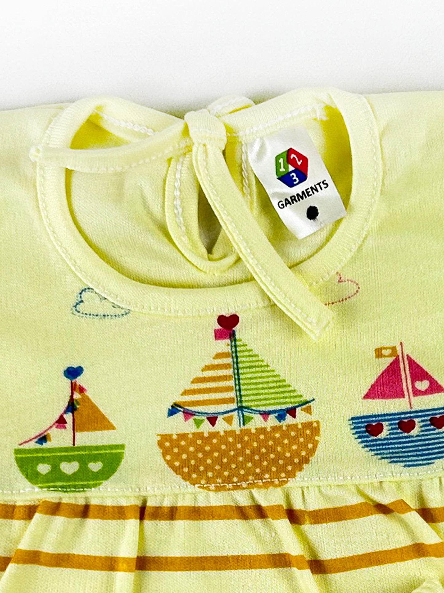 HG Newborn Baby Suit 0Mth - 3Mth Ship Yellow NBS468