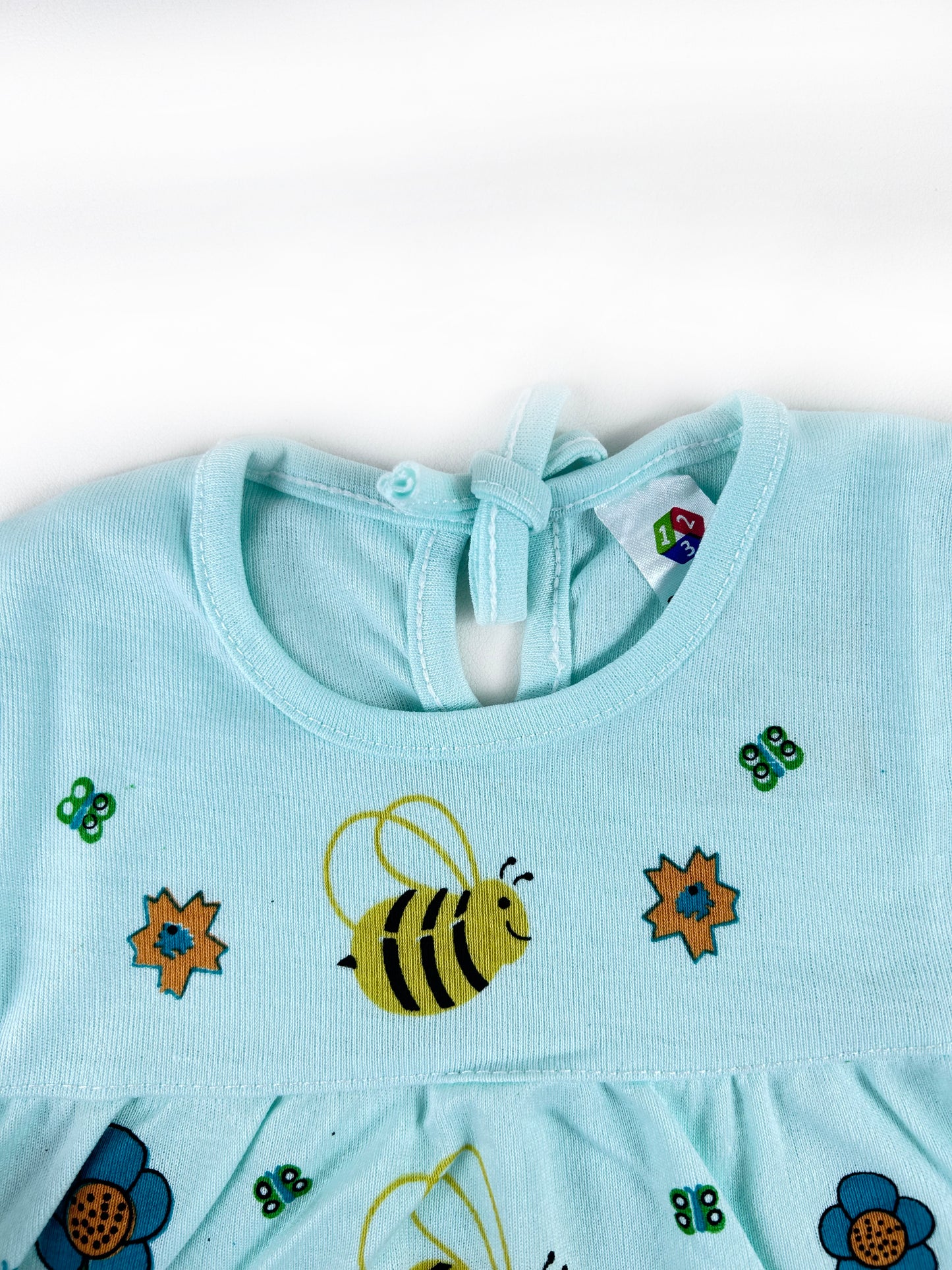 HG Newborn Baby Suit 0Mth - 3Mth Little Bee Blue NBS469