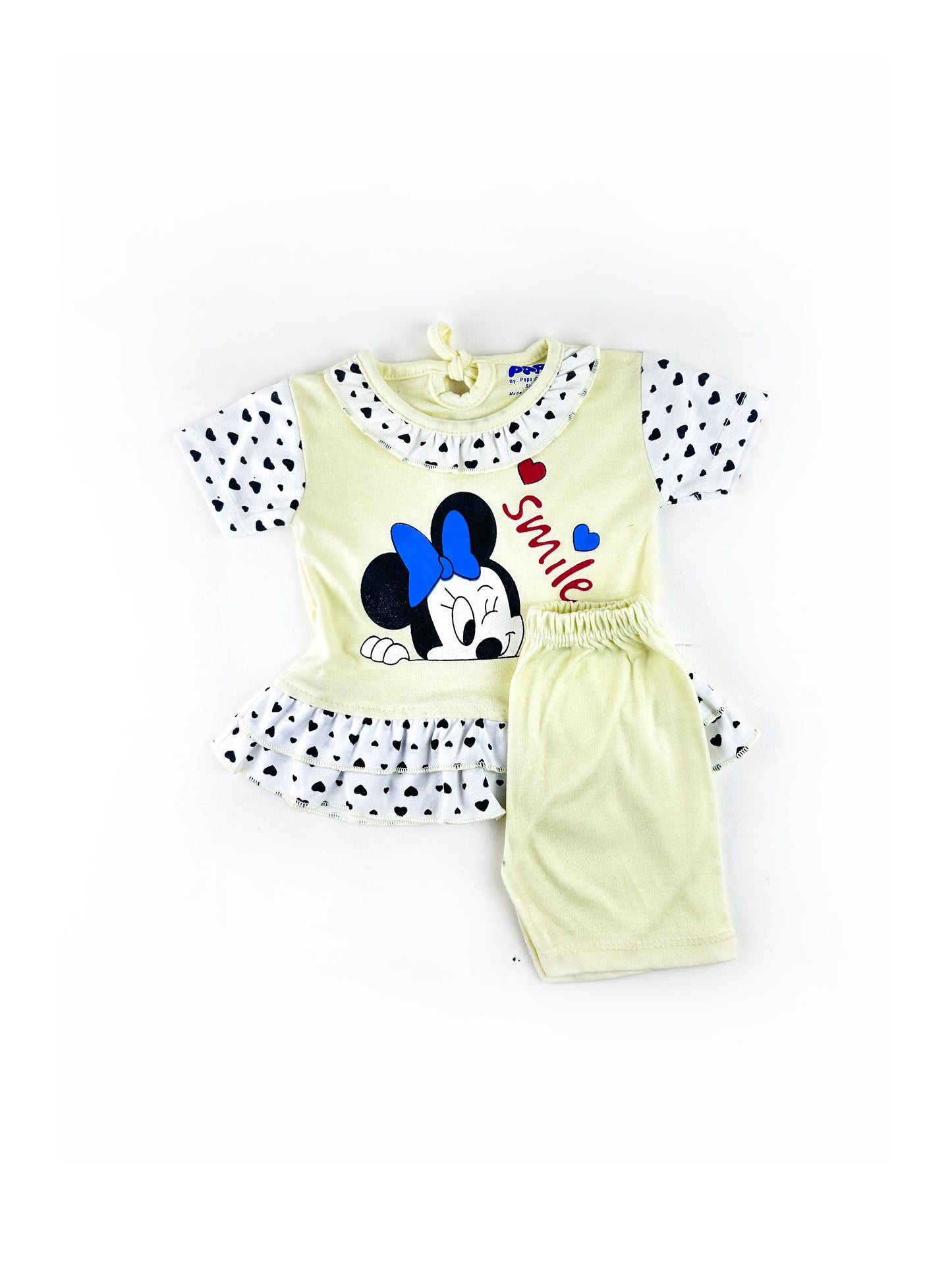 PG Newborn Baby Suit 3Mth - 9Mth Smile Minnie Light Yellow NBS488