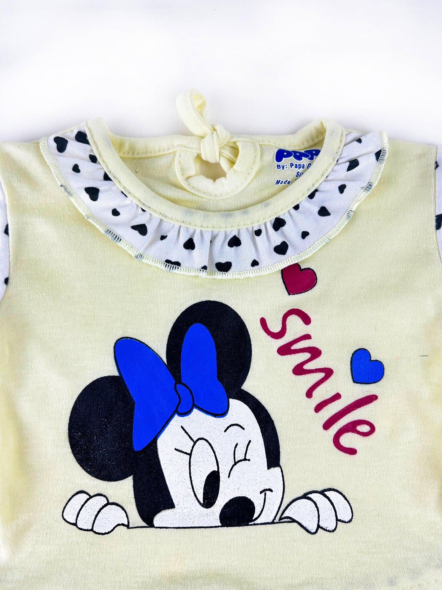PG Newborn Baby Suit 3Mth - 9Mth Smile Minnie Light Yellow NBS488