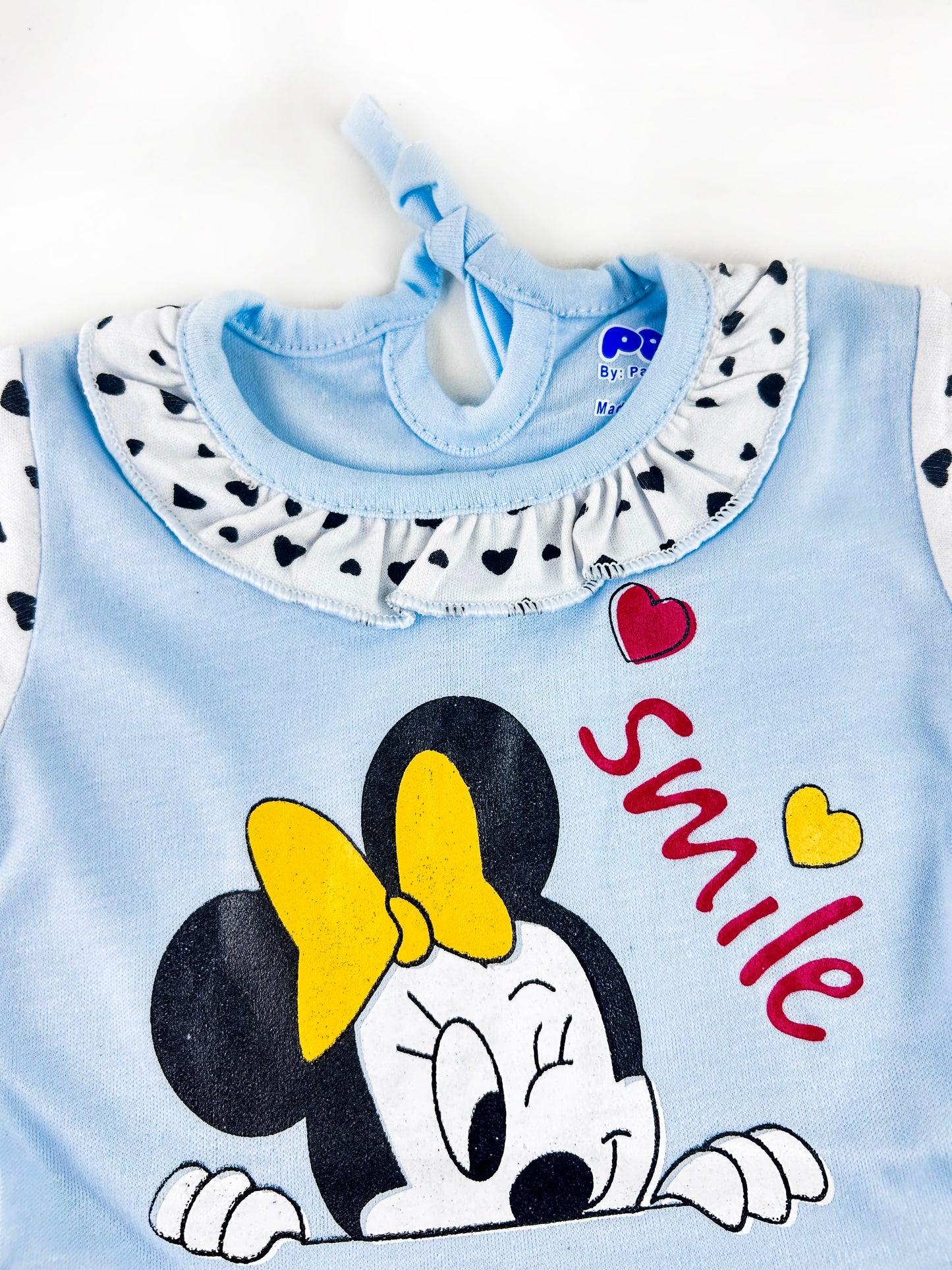 PG Newborn Baby Suit 3Mth - 9Mth Smile Minnie Light Blue NBS490