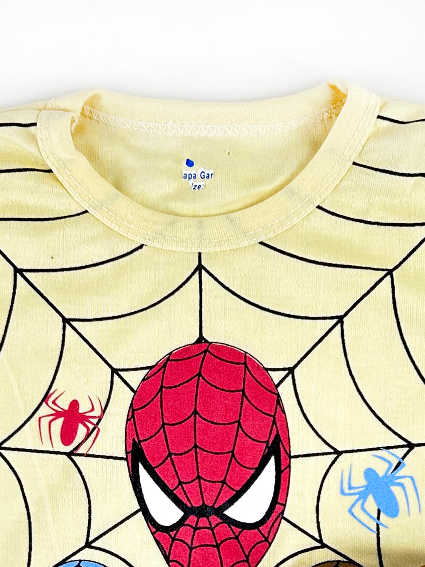 3Mth - 9Mth Spider Boy Yellow Baba Suit For Newborn PG NBS475