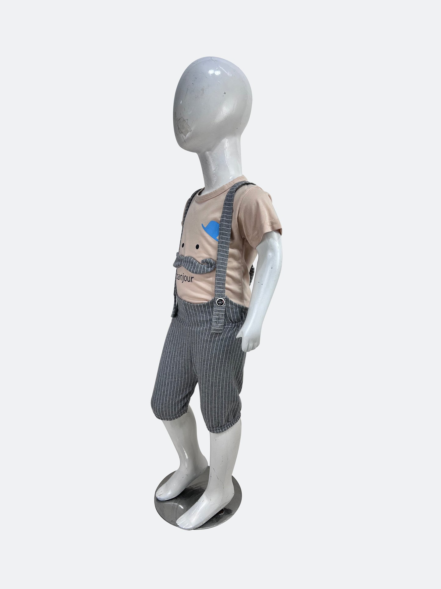 2Yrs - 4Yrs Banjour Romper Light Brown For Boys SK BTS112