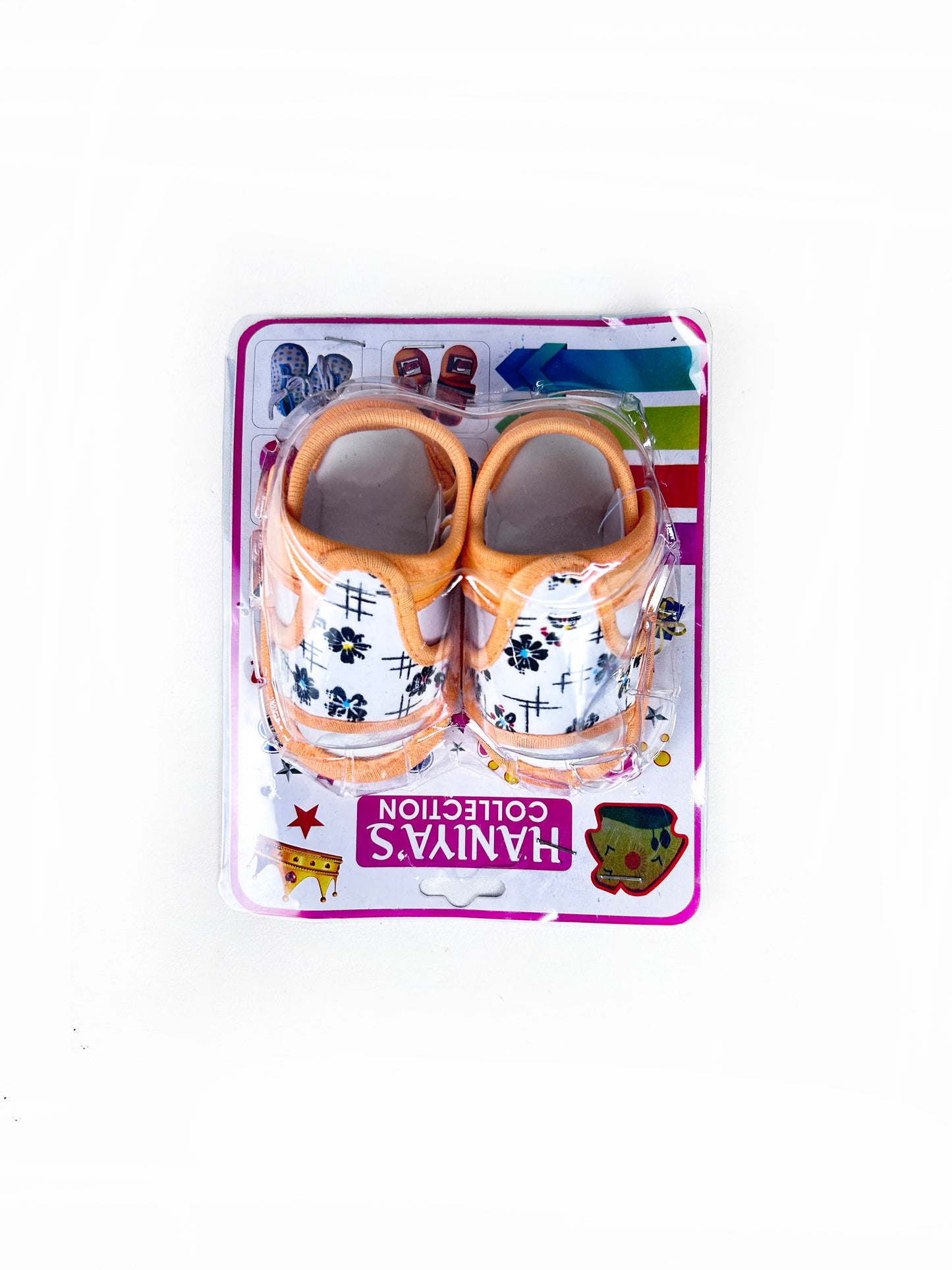 Baby Girl Crochet Sandal Light Orange HG NBYB16