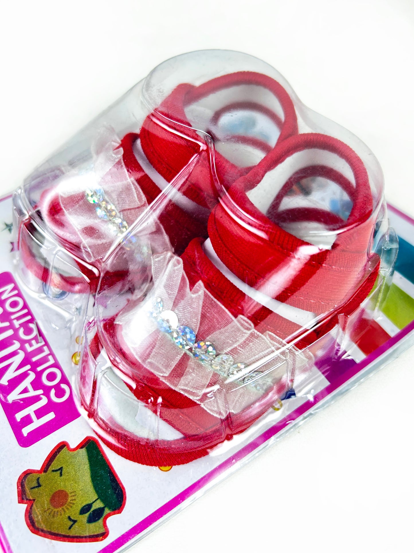 Baby Girl Crochet Sandal Red HG NBYB20