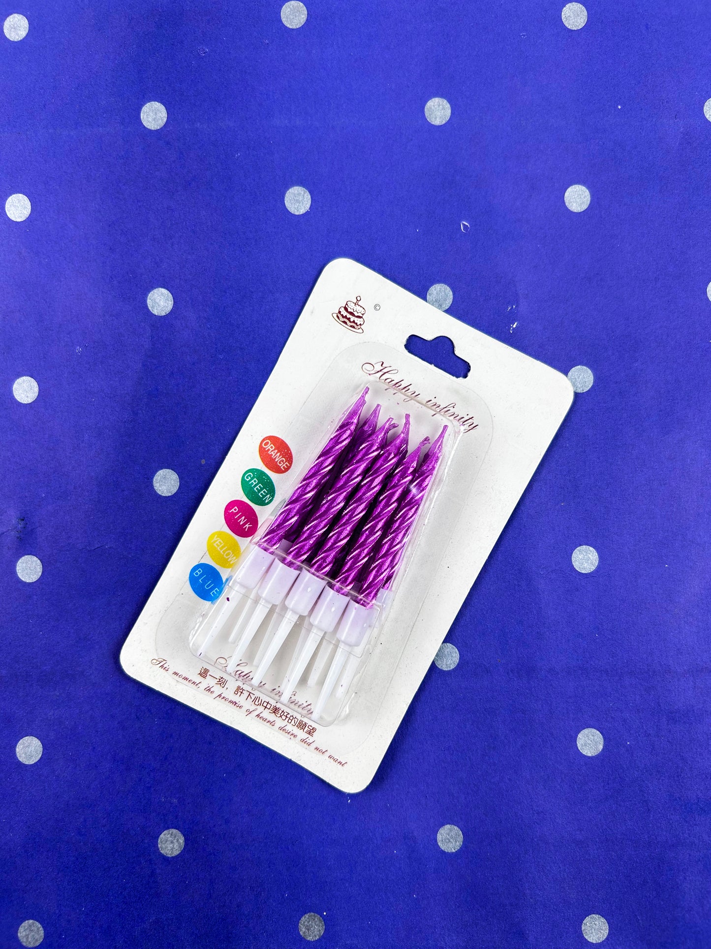 Pack Of 10 Happy Birthday Party Candal Set BP86
