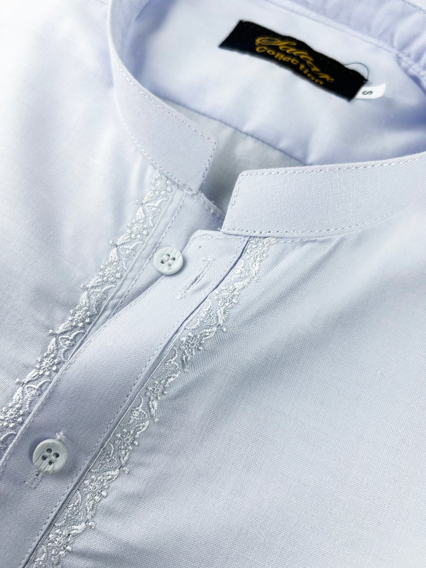 752- 01 White Stitched Suit Kameez Shalwar For Men MSK185