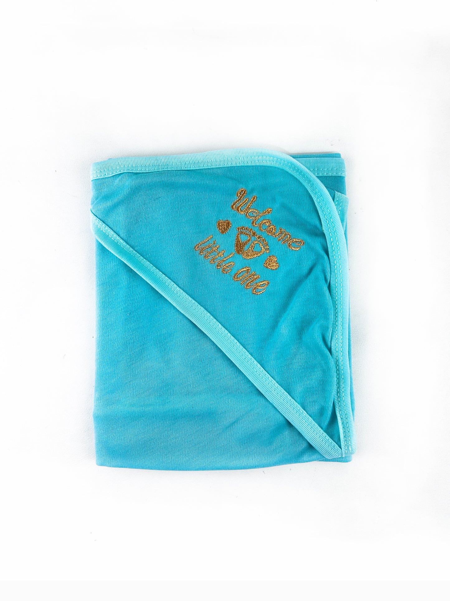 Welcome Blue Wrapping Sheet For Newborn NWS42