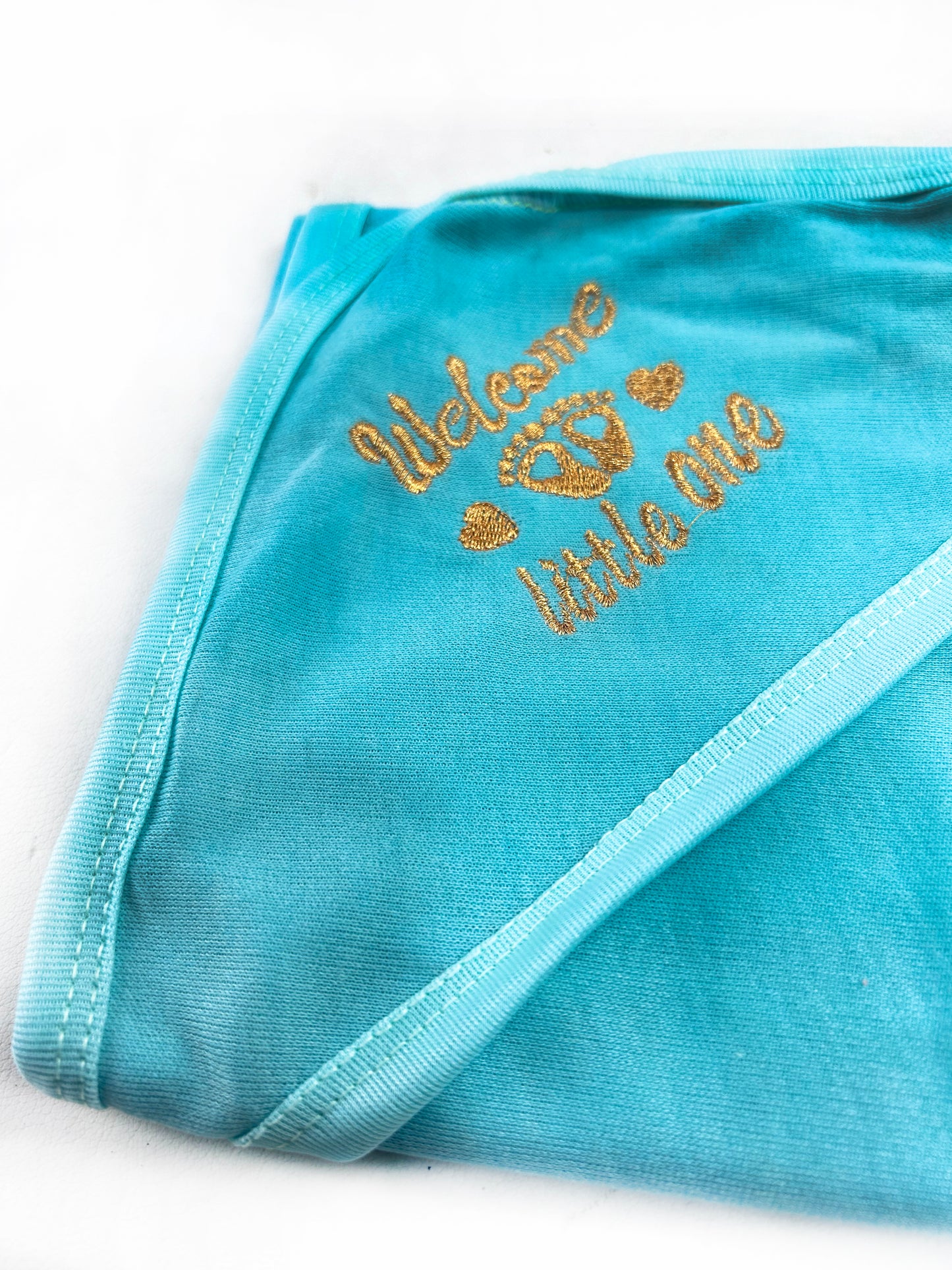 Welcome Blue Wrapping Sheet For Newborn NWS42