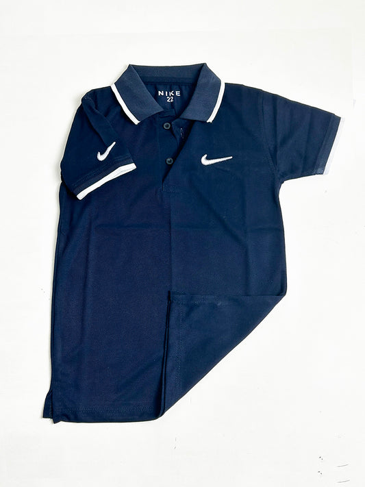 4Yrs - 8Yrs Navy Blue Polo T-Shirt For Boys BTS75