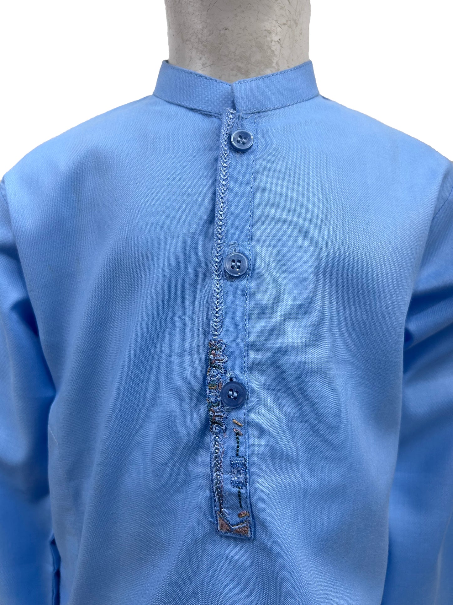 2Yrs - 14Yrs AB Sky Blue Boys Kameez Shalwar BKS139