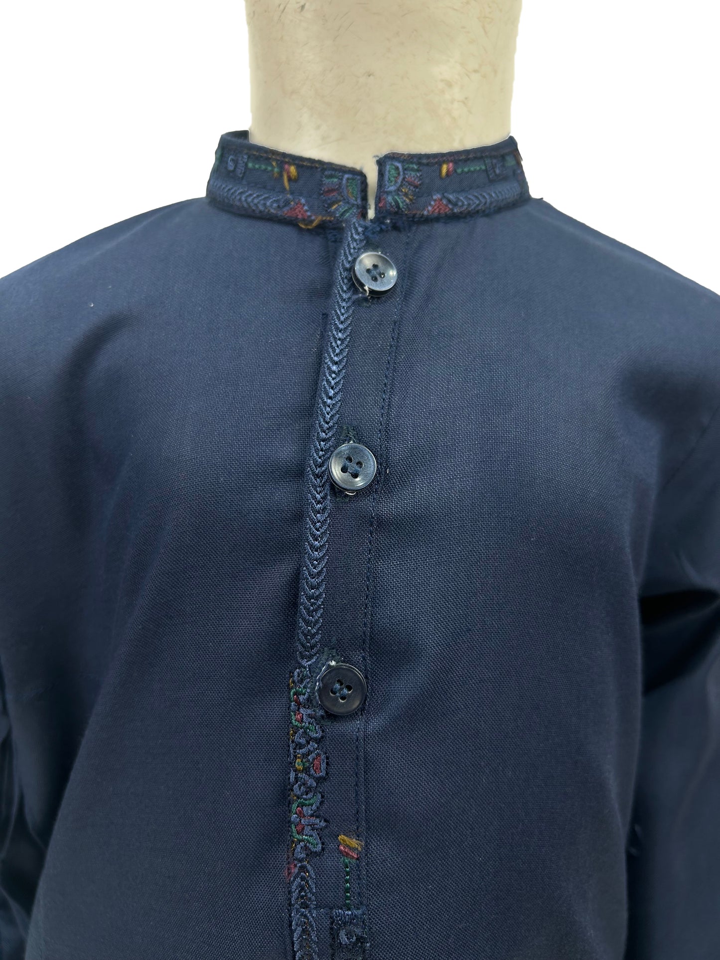 2Yrs - 14Yrs AB Navy Blue Boys Kameez Shalwar BKS140