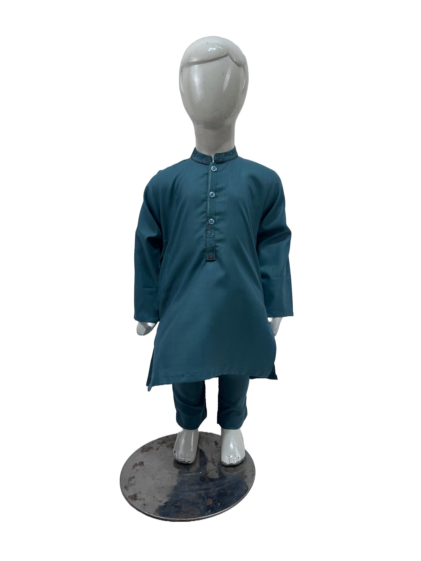 2Yrs - 14Yrs AB Sea Green Boys Kameez Shalwar BKS142