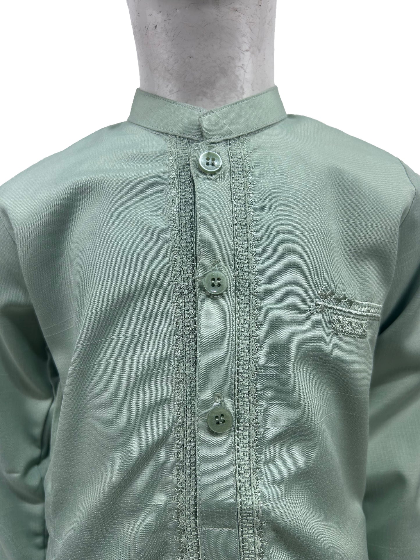 2Yrs - 14Yrs AB Light Green Boys Kameez Shalwar BKS143