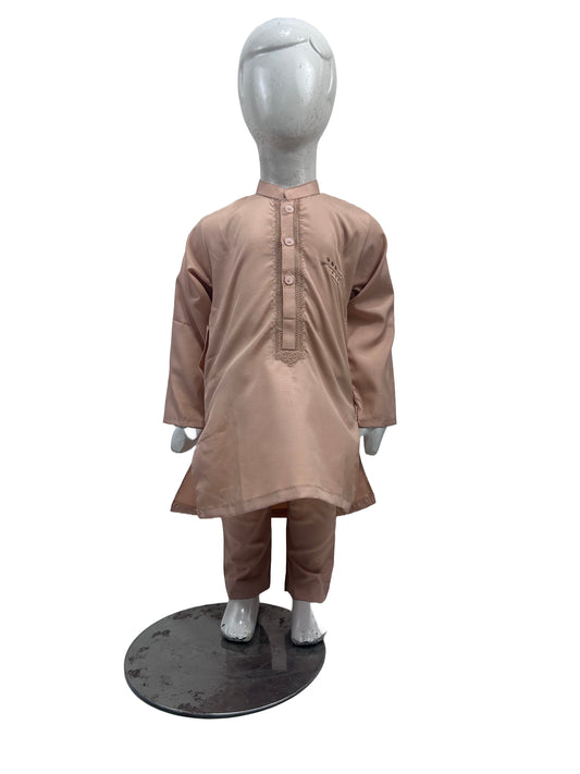 2Yrs - 14Yrs AB Peach Boys Kameez Shalwar BKS144