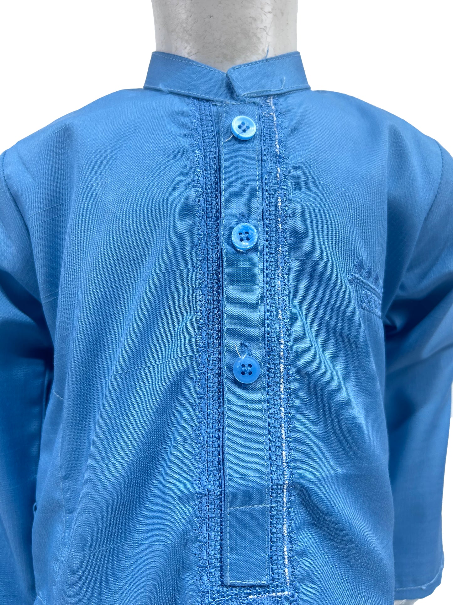 2Yrs - 14Yrs AB Blue Boys Kameez Shalwar BKS145