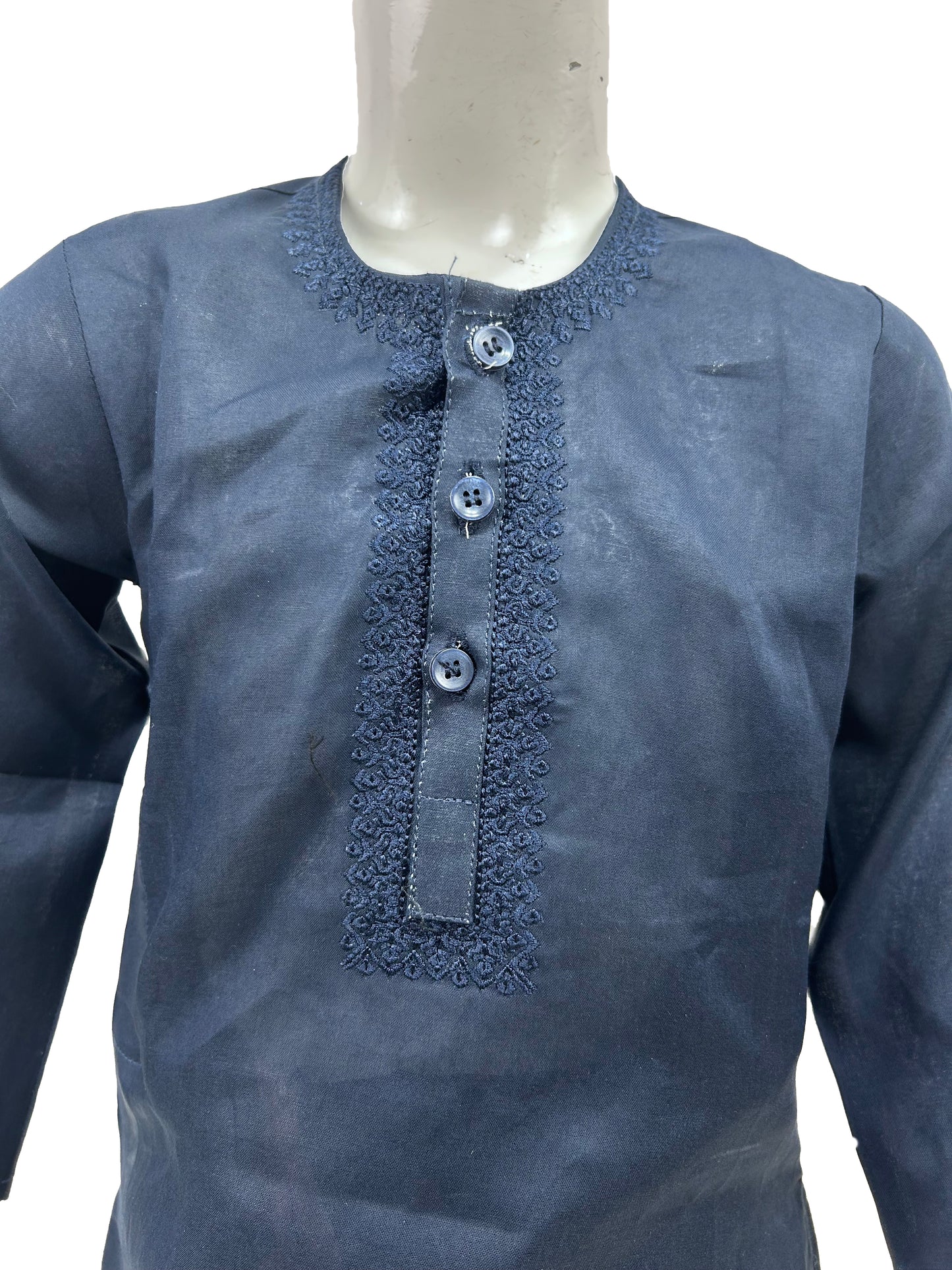 2Yrs - 14Yrs AB Navy Blue Boys Kurta Shalwar Cotton BKS152