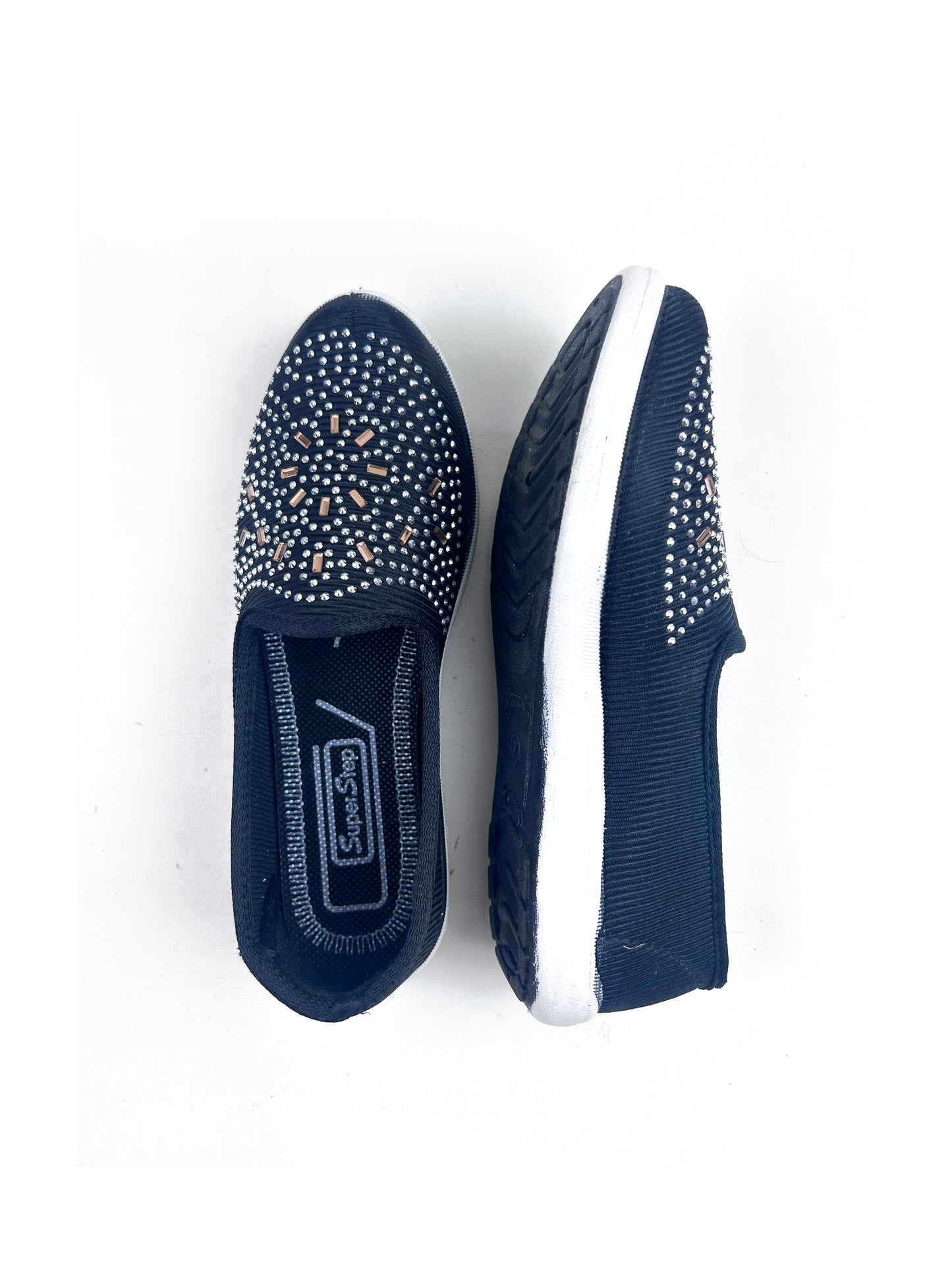 Black Casual Pumps For Women WP07