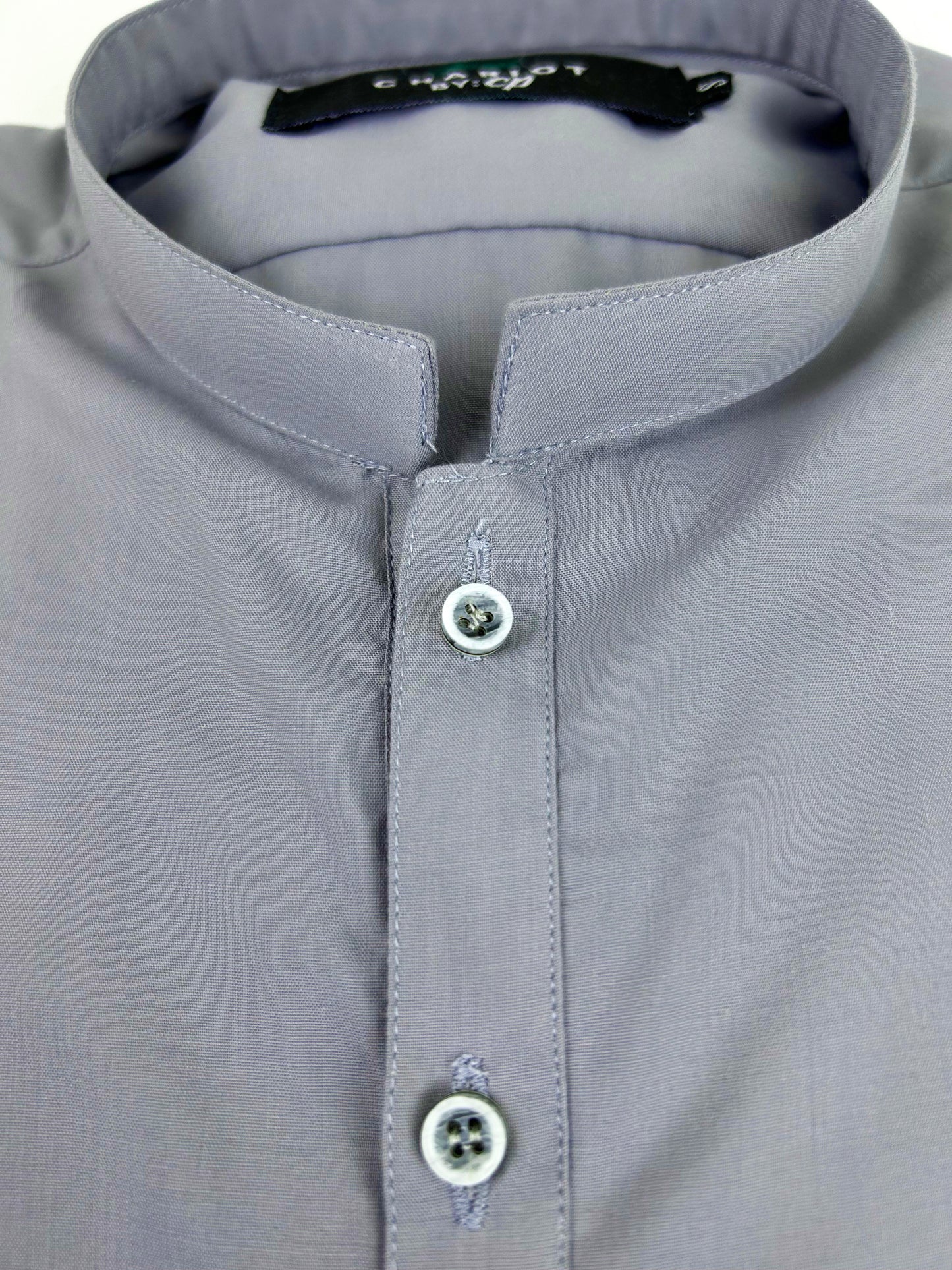 751/1-5 Light Grey Stitched Suit Kameez Shalwar For Men MSK171